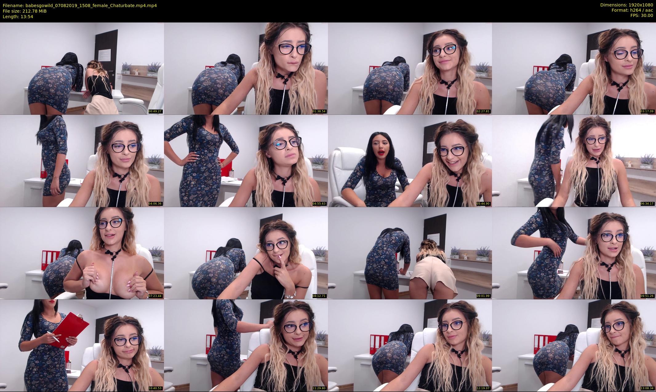 babesgowild — 14 minute Chaturbate couple cam show recording, 1080p, Aug 7, 2019