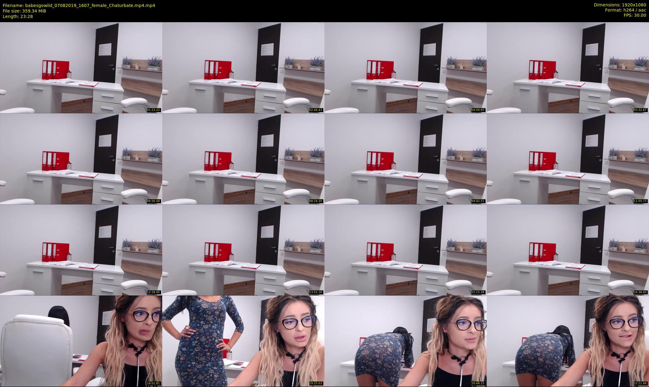 babesgowild — 24 minute Chaturbate couple cam show recording, 1080p, Aug 7, 2019