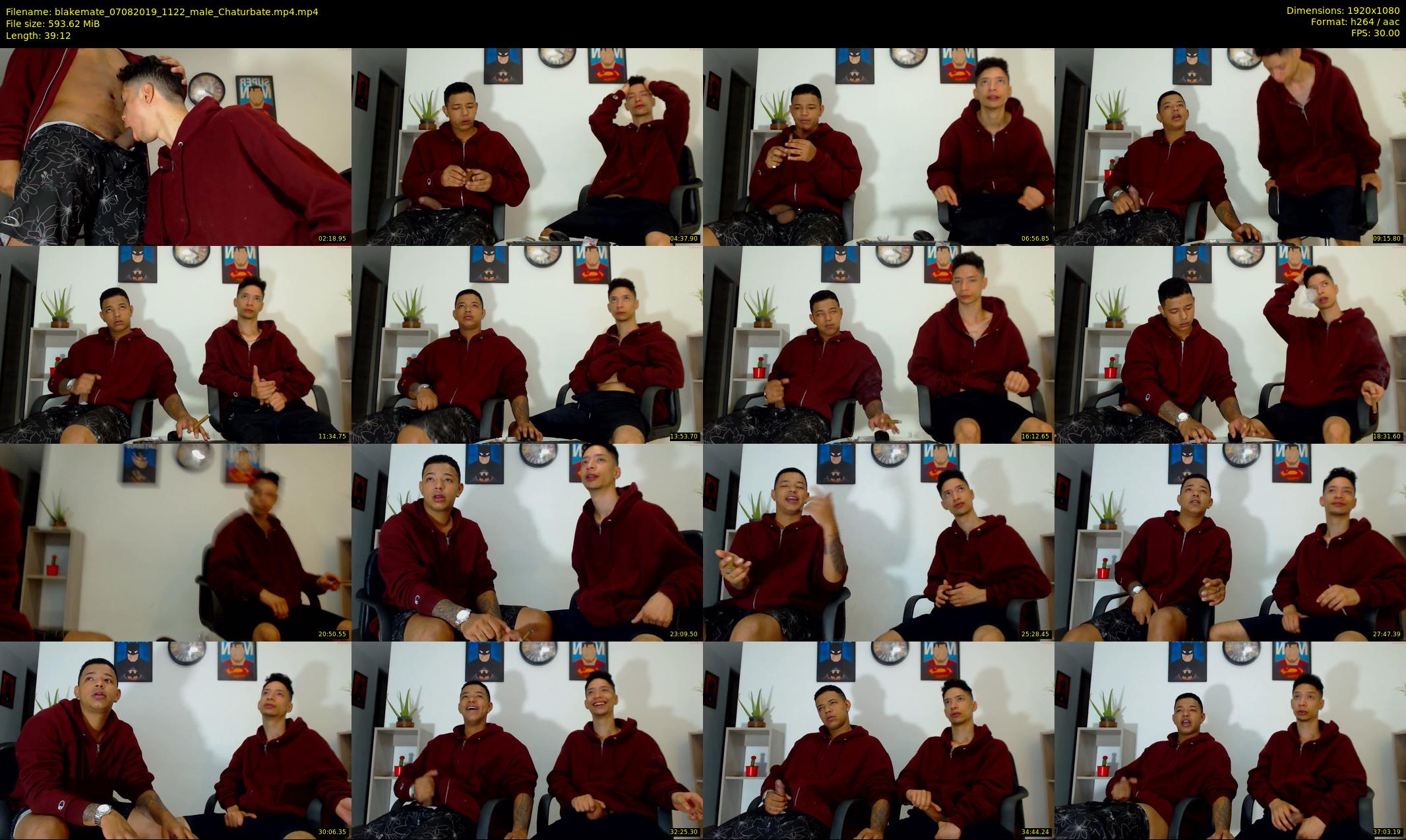 blakemate — 40 minute Chaturbate male cam show recording, 1080p, Aug 7, 2019