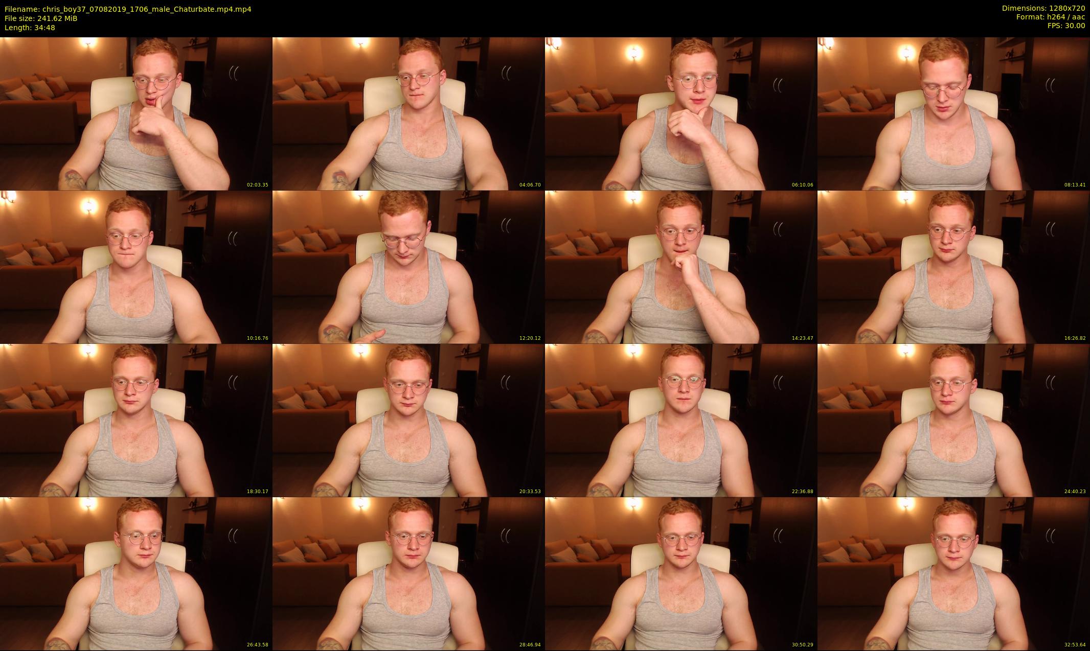 chris_boy37 — 35 minute Chaturbate male cam show recording, 720p, Aug 7, 2019