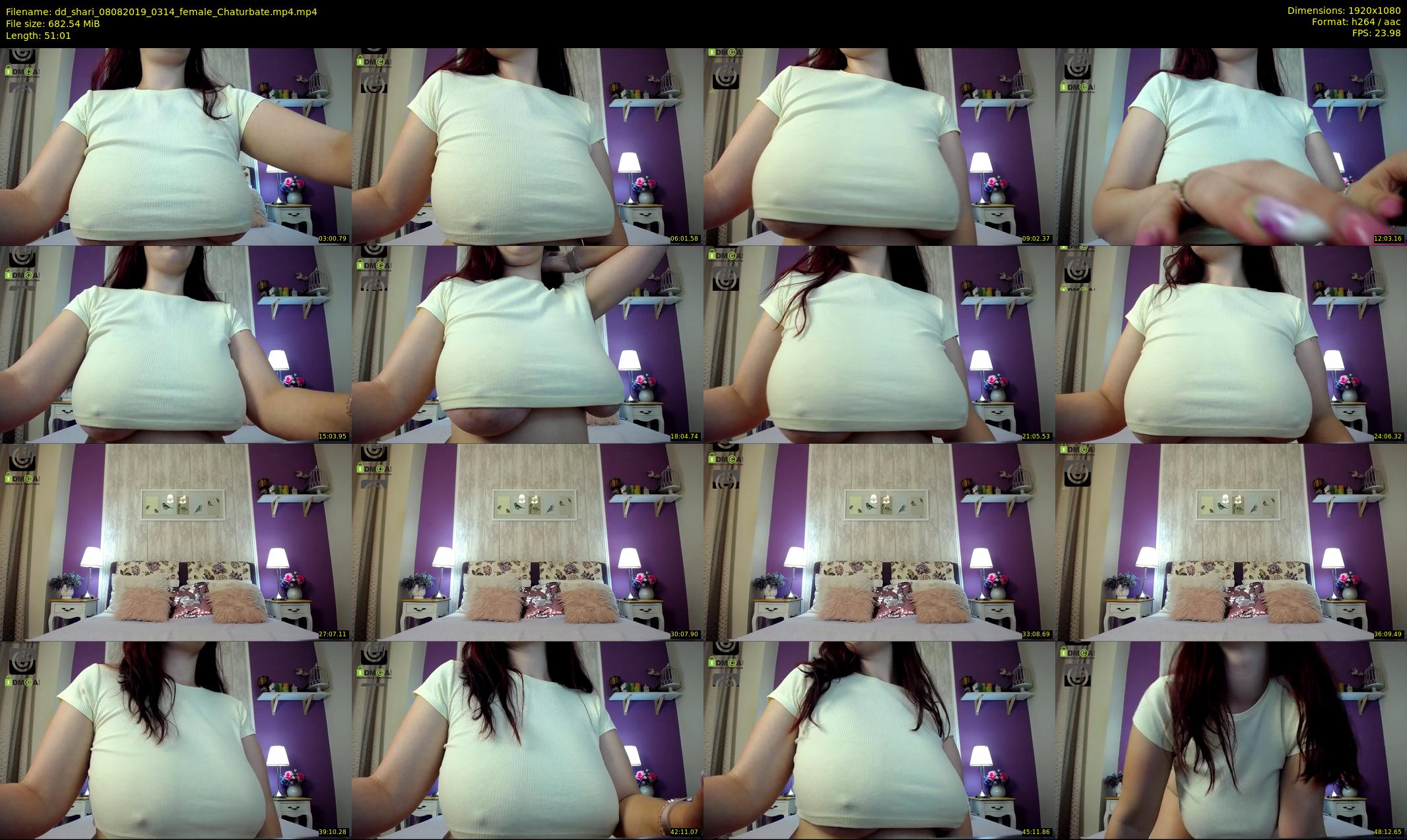 dd_shari — 52 minute Chaturbate female cam show recording, 1080p, Aug 8, 2019