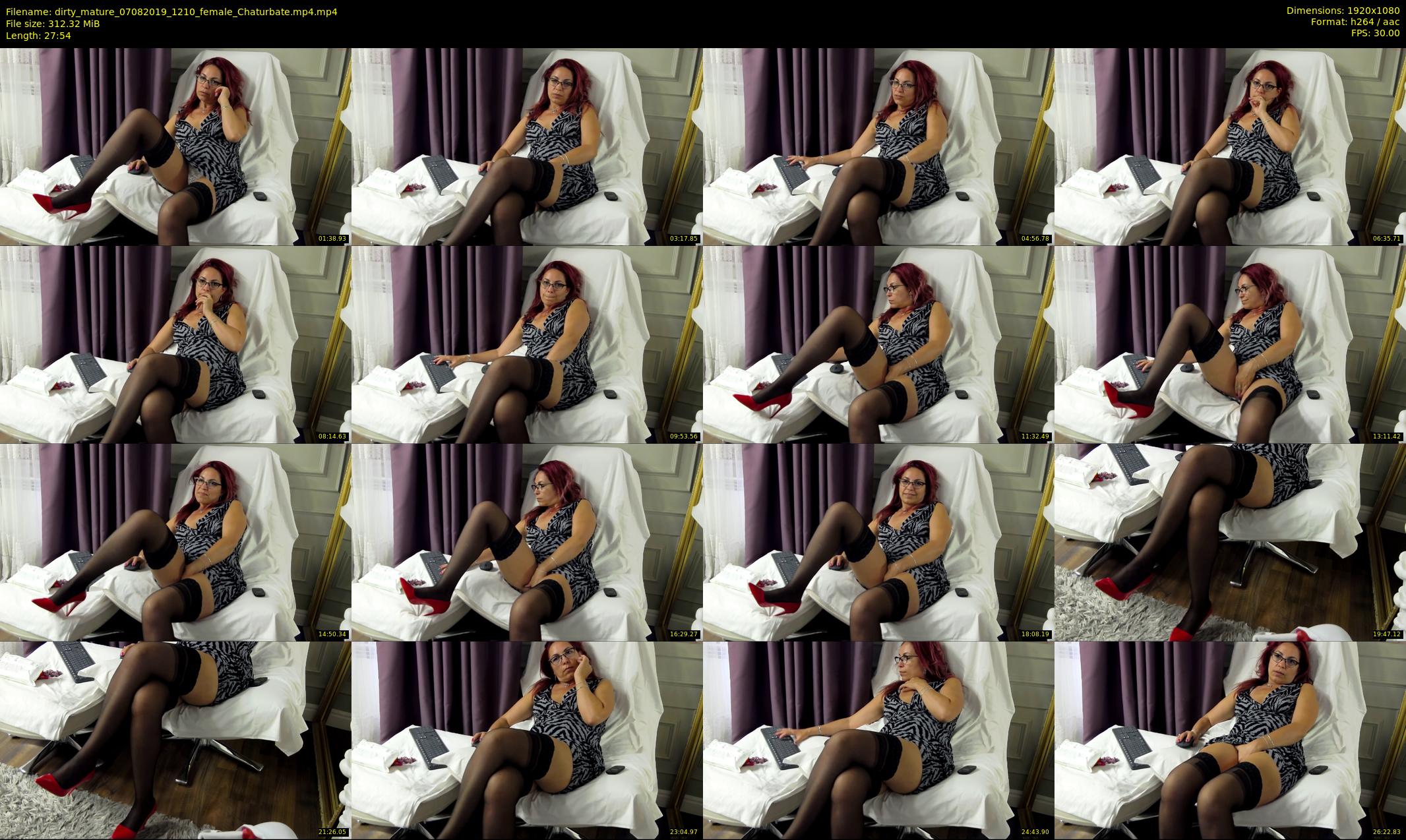 dirty_mature — 28 minute Chaturbate female cam show recording, 1080p, Aug 7, 2019