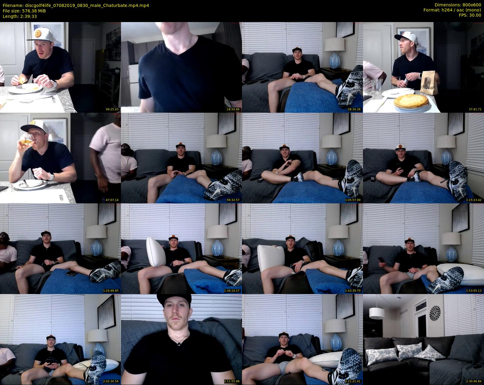 discgolf4life — 160 minute Chaturbate male cam show recording, 480p, Aug 7, 2019