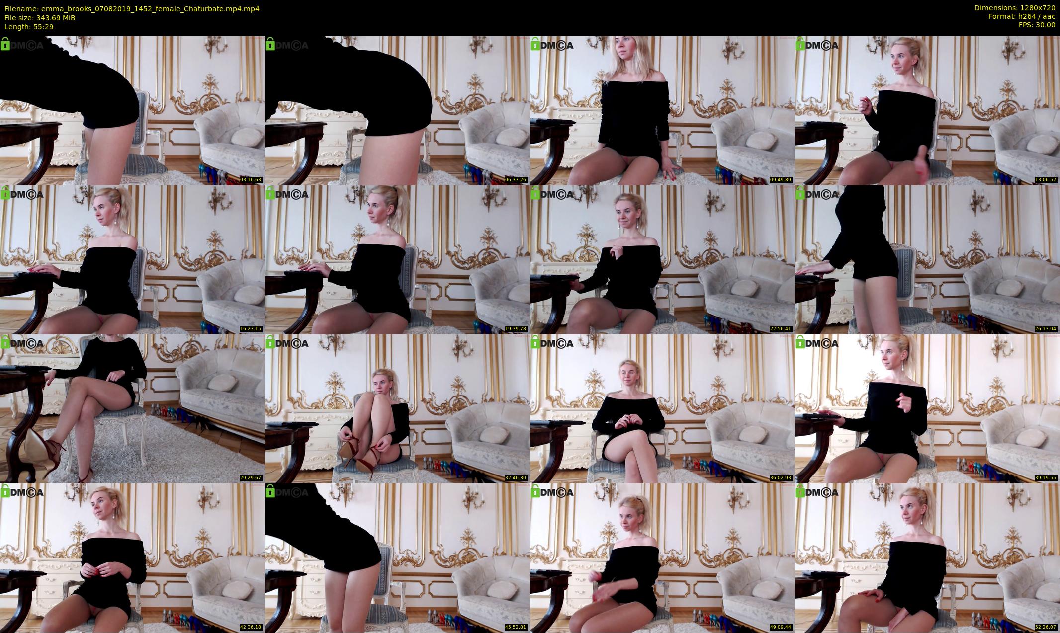 emma_brooks — 56 minute Chaturbate female cam show recording, 720p, Aug 7, 2019