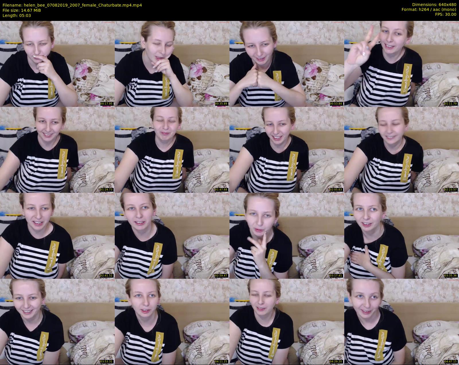 helen_bee — 6 minute Chaturbate female cam show recording, 480p, Aug 7, 2019