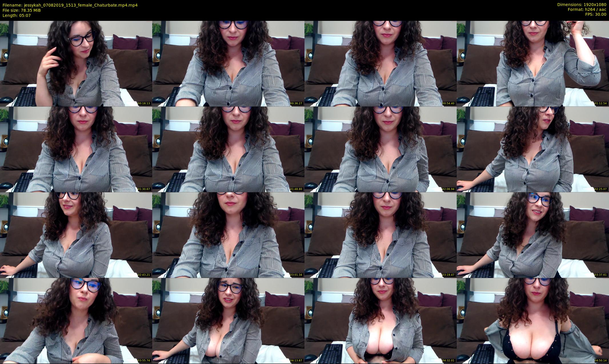 jessykah — 6 minute Chaturbate female cam show recording, 1080p, Aug 7, 2019