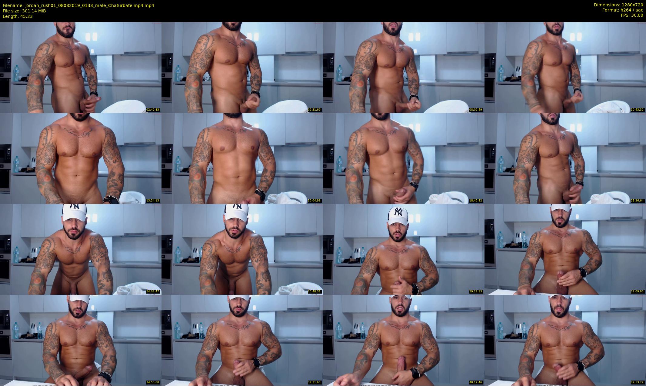 jordan_rush01 — 46 minute Chaturbate male cam show recording, 720p, Aug 8, 2019