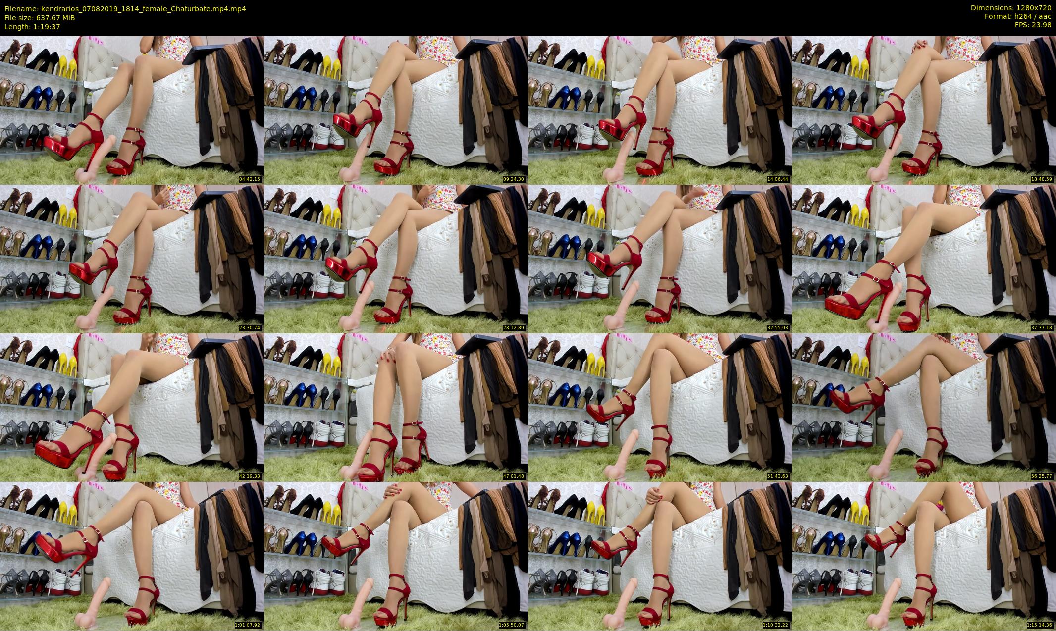 kendrarios — 80 minute Chaturbate female cam show recording, 720p, Aug 7, 2019