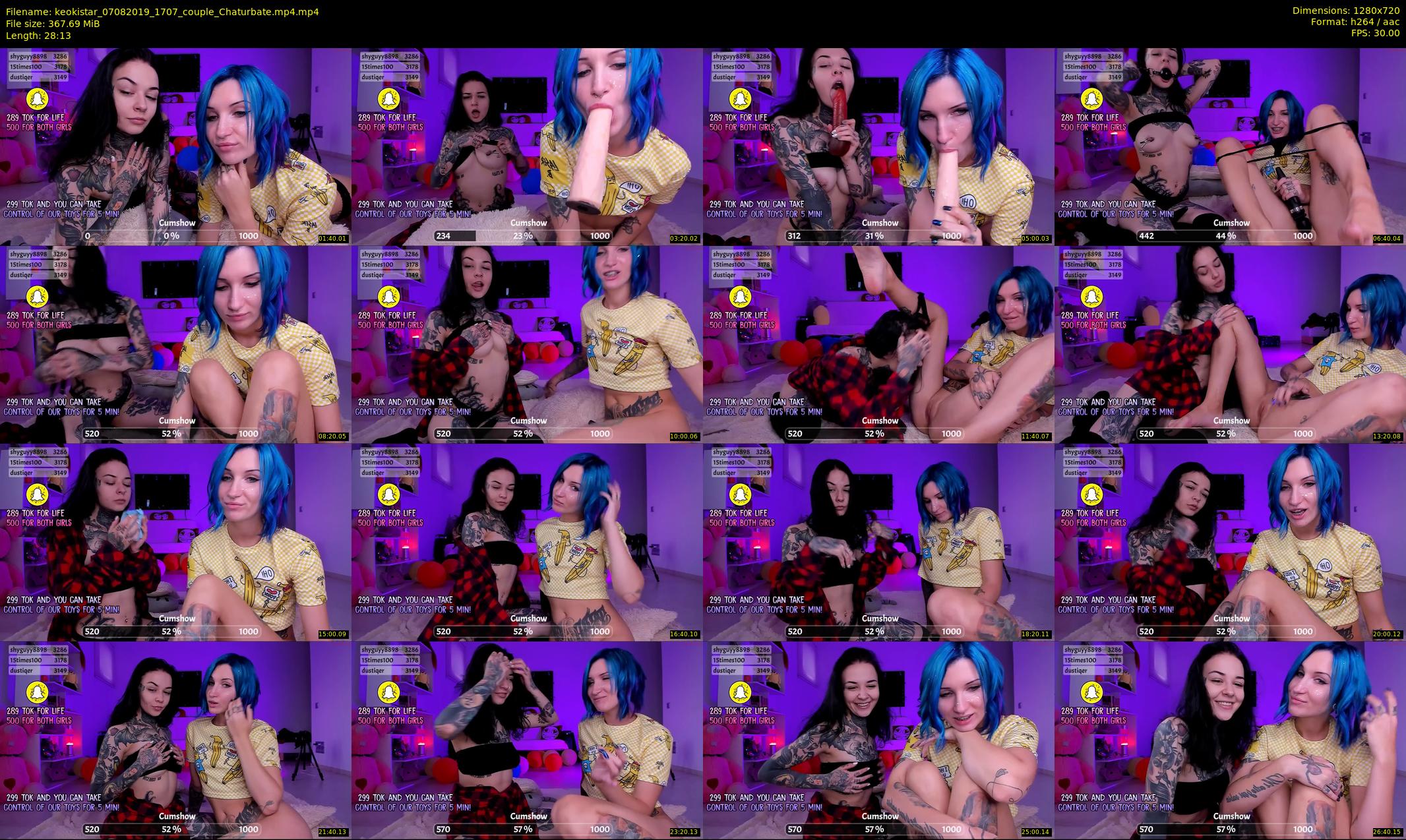 keokistar — 29 minute Chaturbate female cam show recording, 720p, Aug 7, 2019