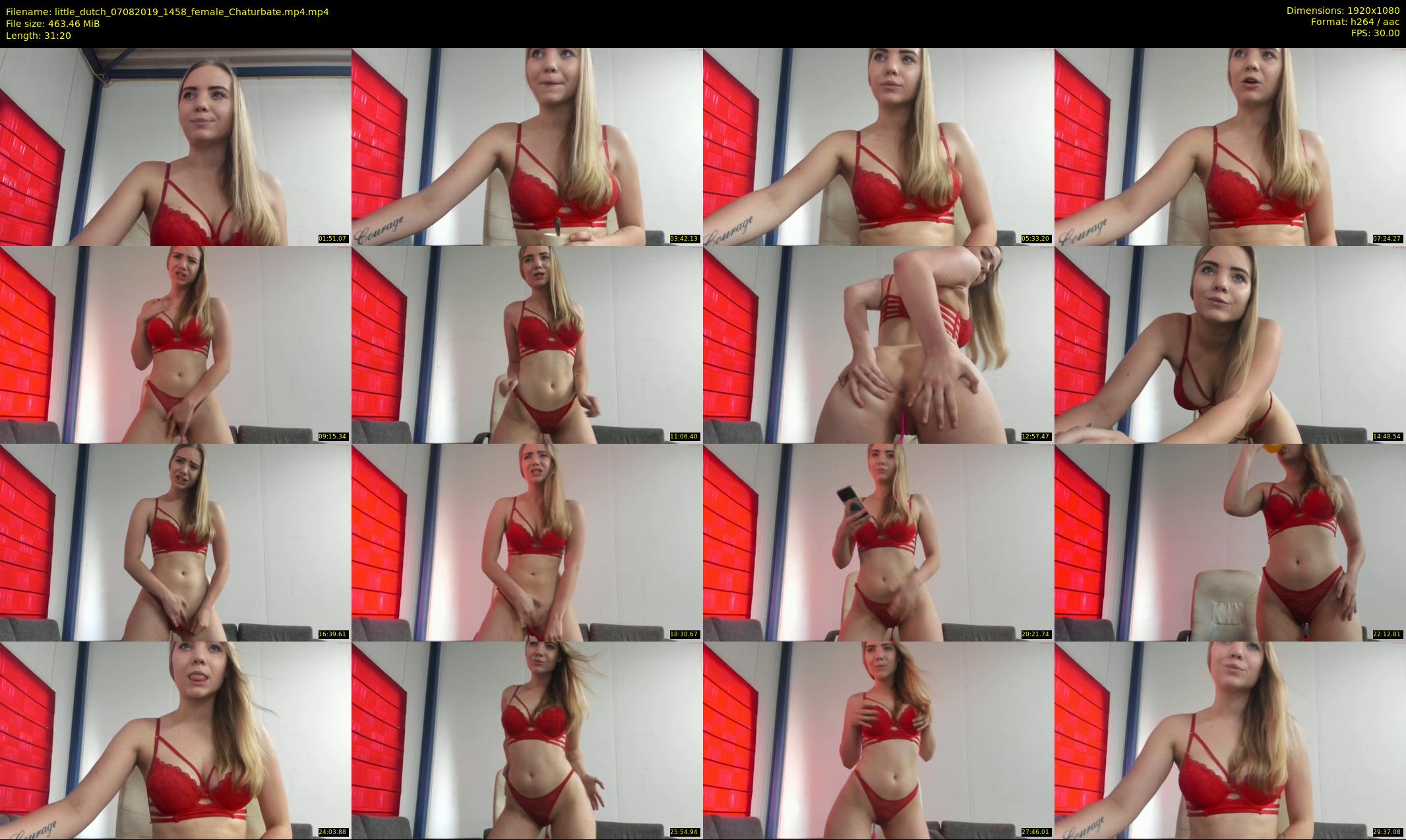 little_dutch — 32 minute Chaturbate female cam show recording, 1080p, Aug 7, 2019