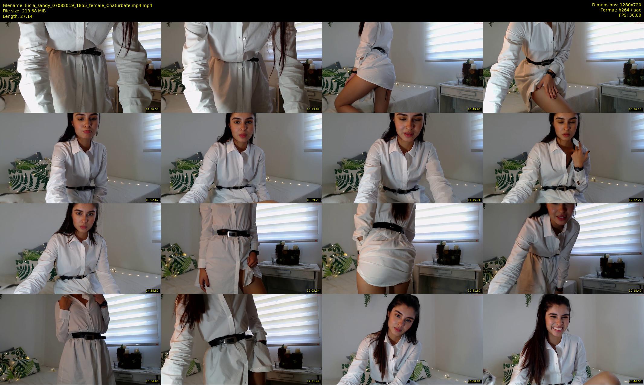 lucia_sandy — 28 minute Chaturbate female cam show recording, 720p, Aug 7, 2019