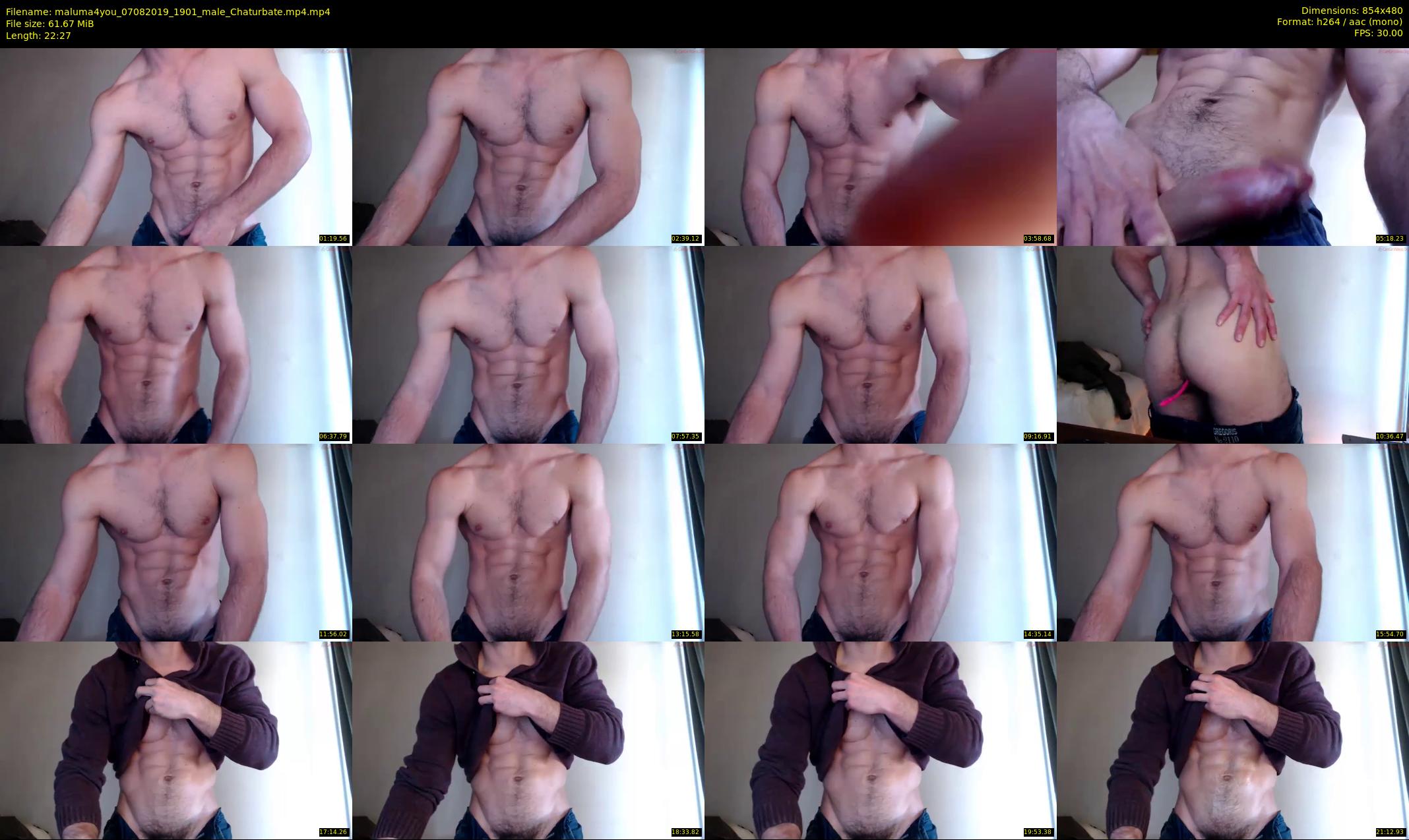 maluma4you — 23 minute Chaturbate male cam show recording, 480p, Aug 7, 2019