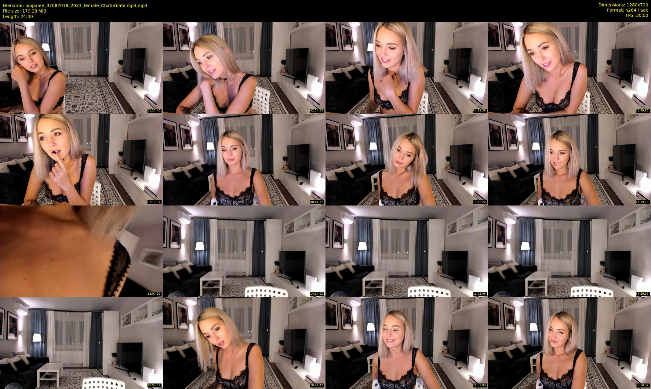 pippalee — 25 minute Chaturbate female cam show recording, 720p, Aug 7, 2019