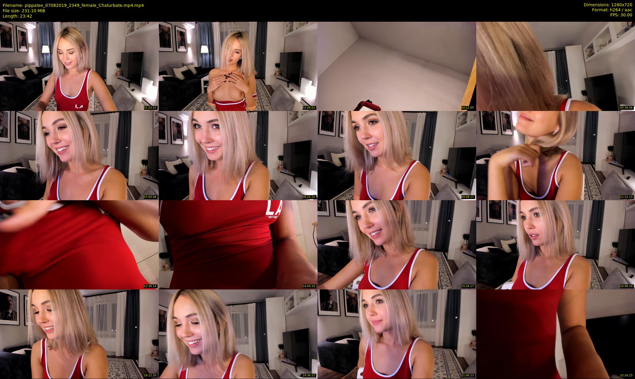 pippalee — 24 minute Chaturbate female cam show recording, 720p, Aug 7, 2019