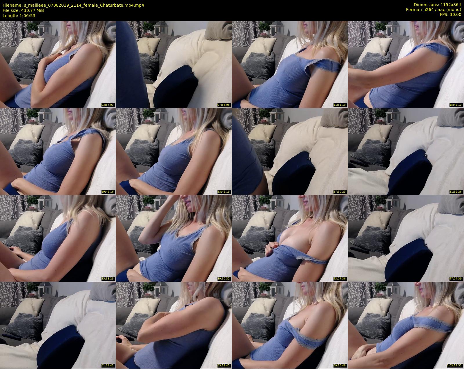 s_mailleee — 67 minute Chaturbate female cam show recording, 720p, Aug 7, 2019