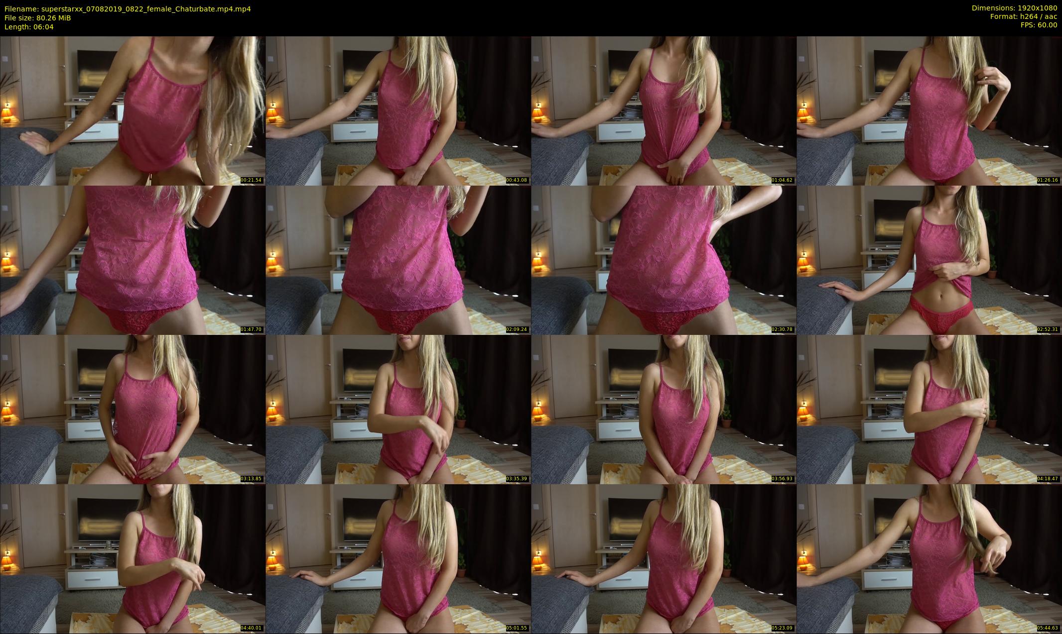 superstarxx — 7 minute Chaturbate female cam show recording, 1080p, Aug 7, 2019