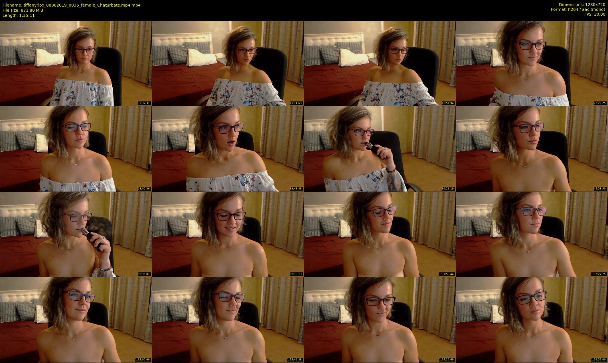 tiffanyriox — 96 minute Chaturbate female cam show recording, 720p, Aug 8, 2019