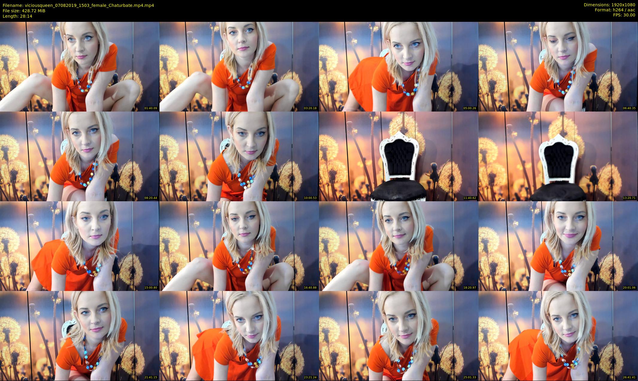 viciousqueen — 29 minute Chaturbate female cam show recording, 1080p, Aug 7, 2019