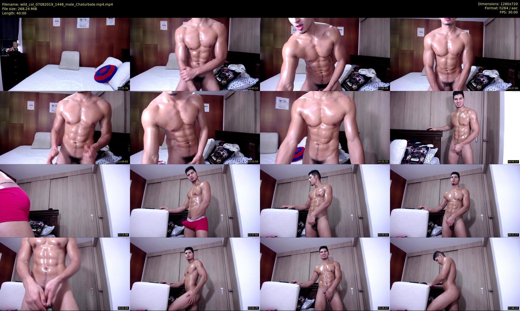 wild_col — 40 minute Chaturbate male cam show recording, 720p, Aug 7, 2019