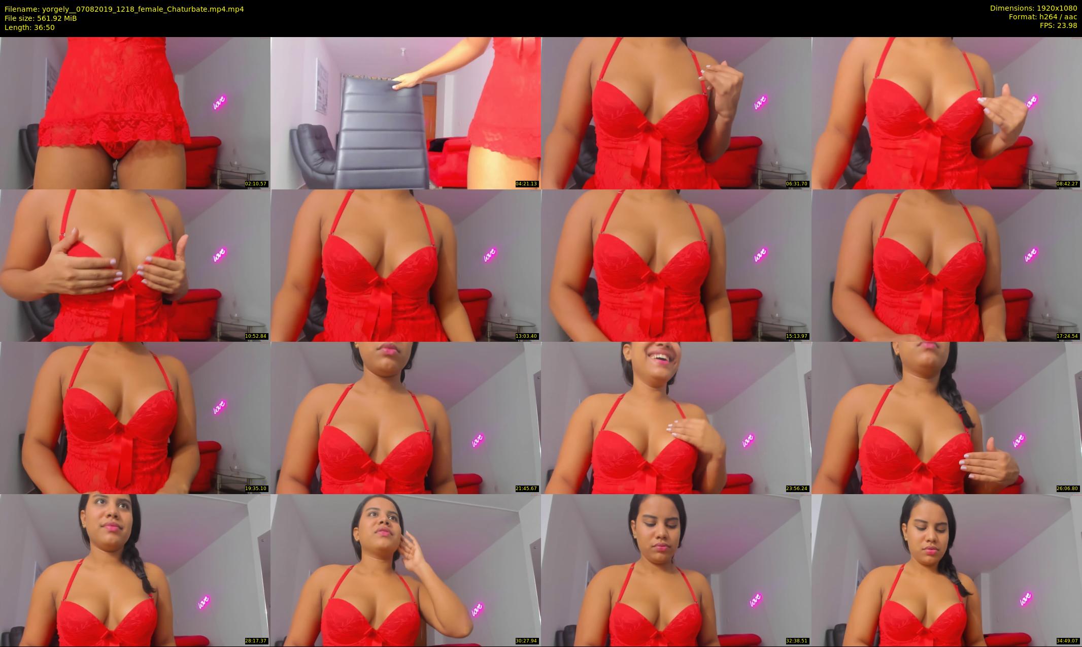 yorgely_ — 37 minute Chaturbate female cam show recording, 1080p, Aug 7, 2019