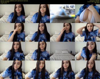 AlyssaShy — 9 minute MyFreeCams cam show recording, 480p, Aug 8, 2019