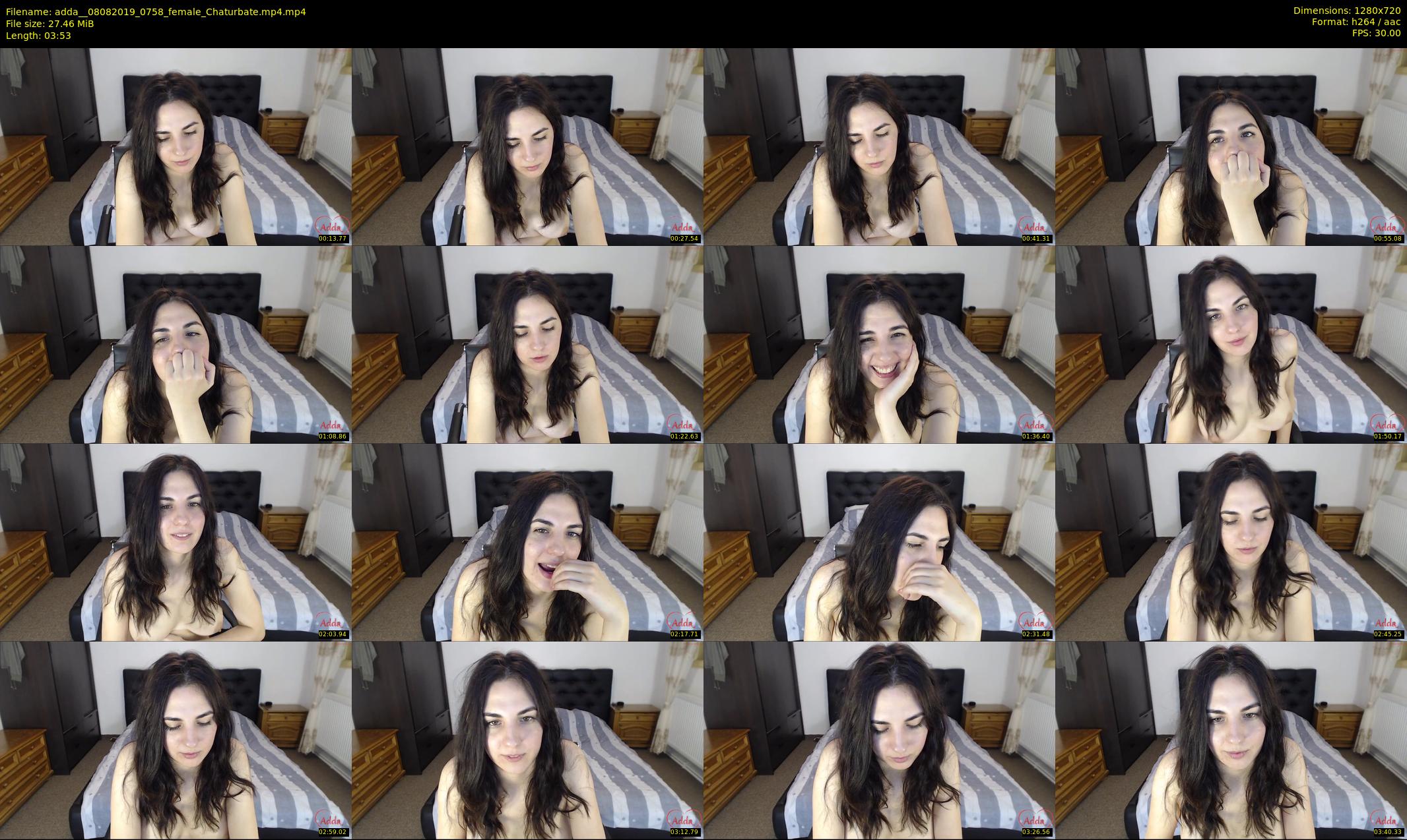 adda_ — 4 minute Chaturbate female cam show recording, 720p, Aug 8, 2019