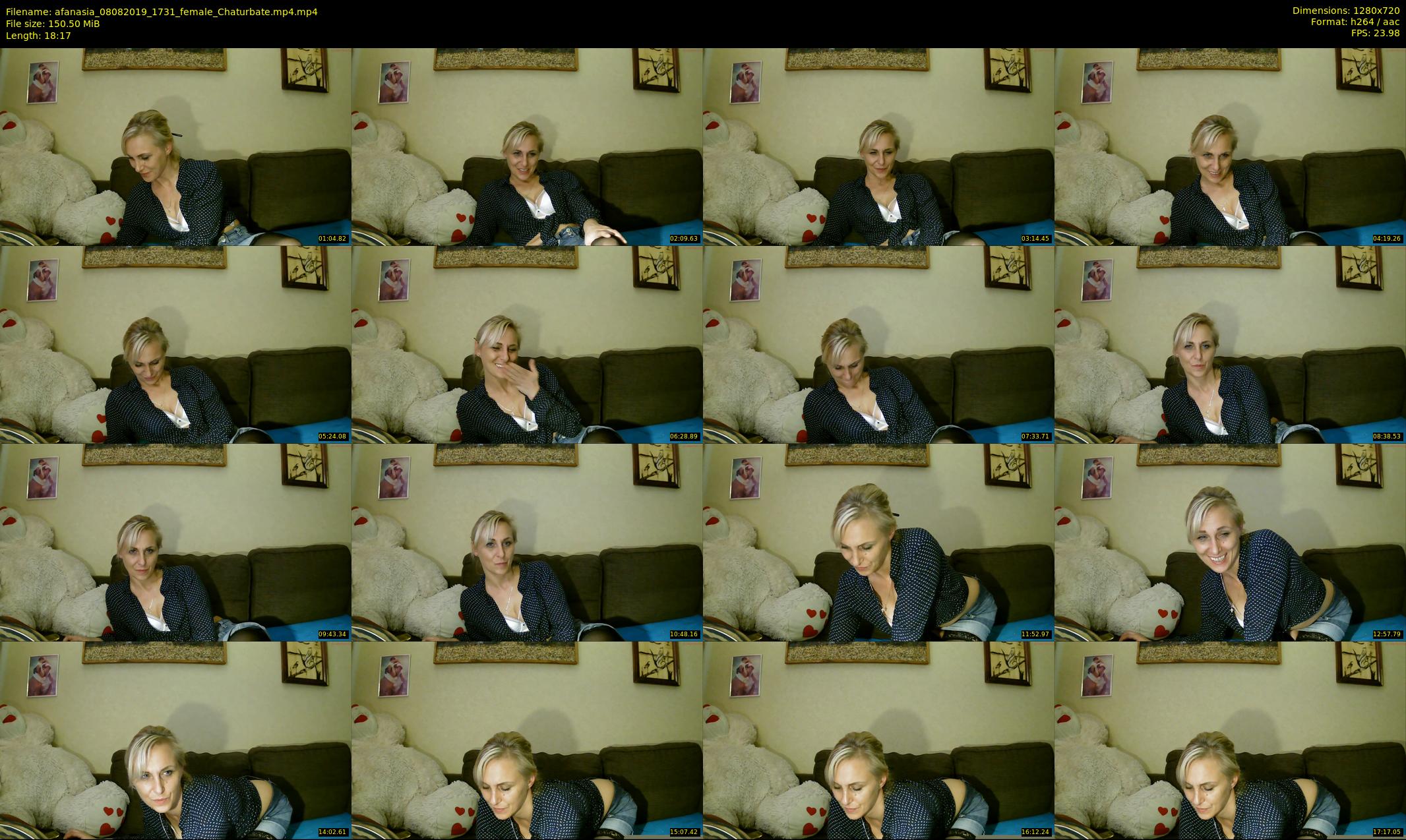 afanasia — 19 minute Chaturbate female cam show recording, 720p, Aug 8, 2019