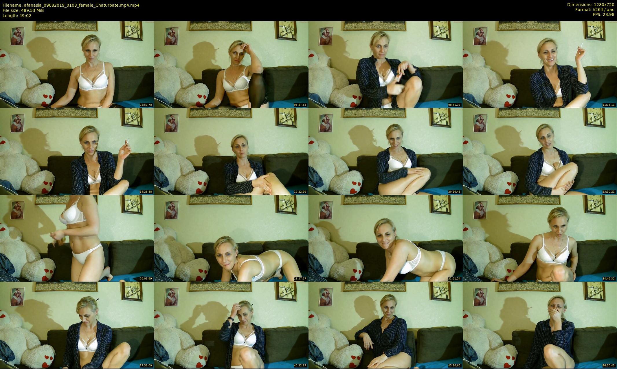 afanasia — 50 minute Chaturbate female cam show recording, 720p, Aug 9, 2019
