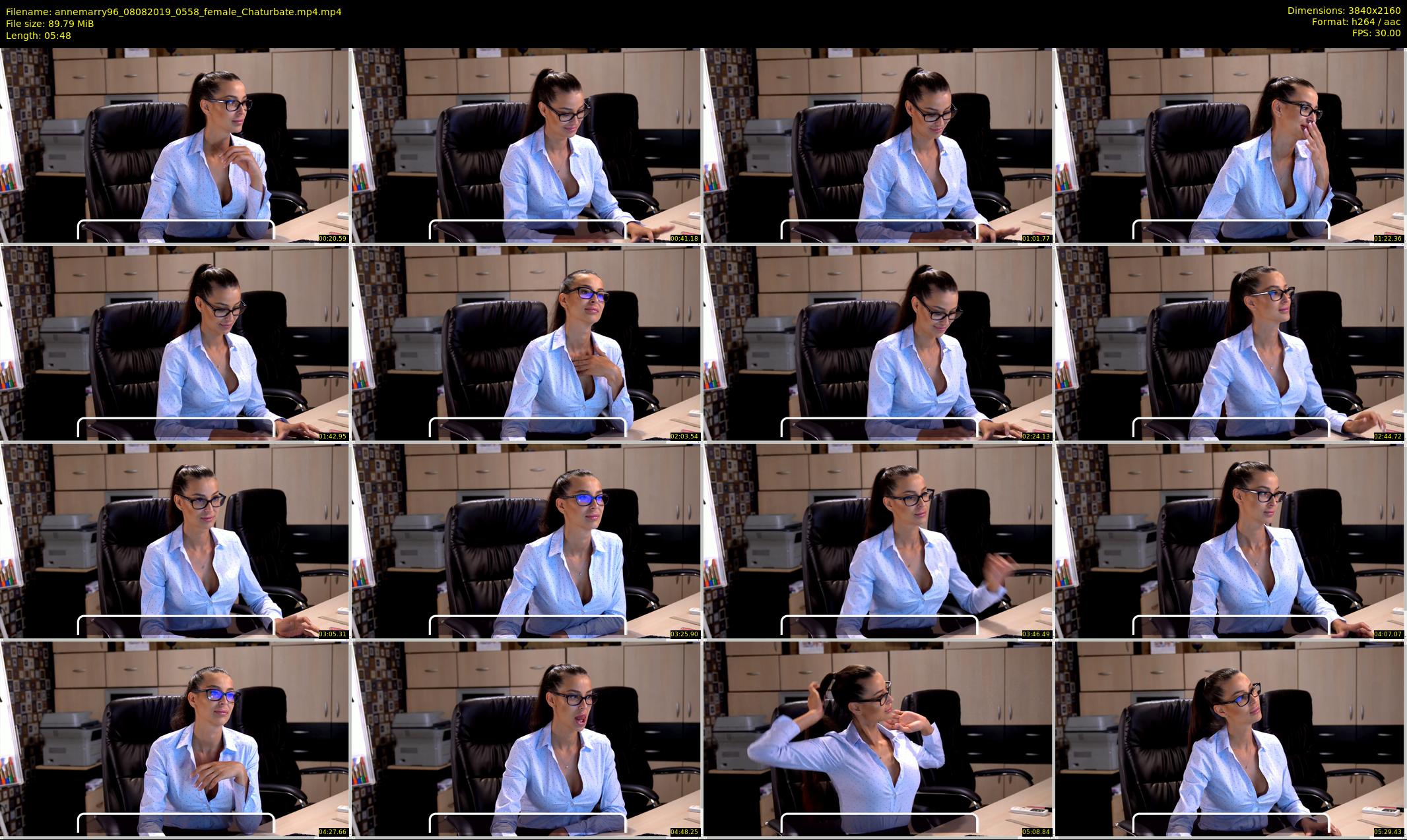 annemarry96 — 6 minute Chaturbate female cam show recording, 4K, Aug 8, 2019