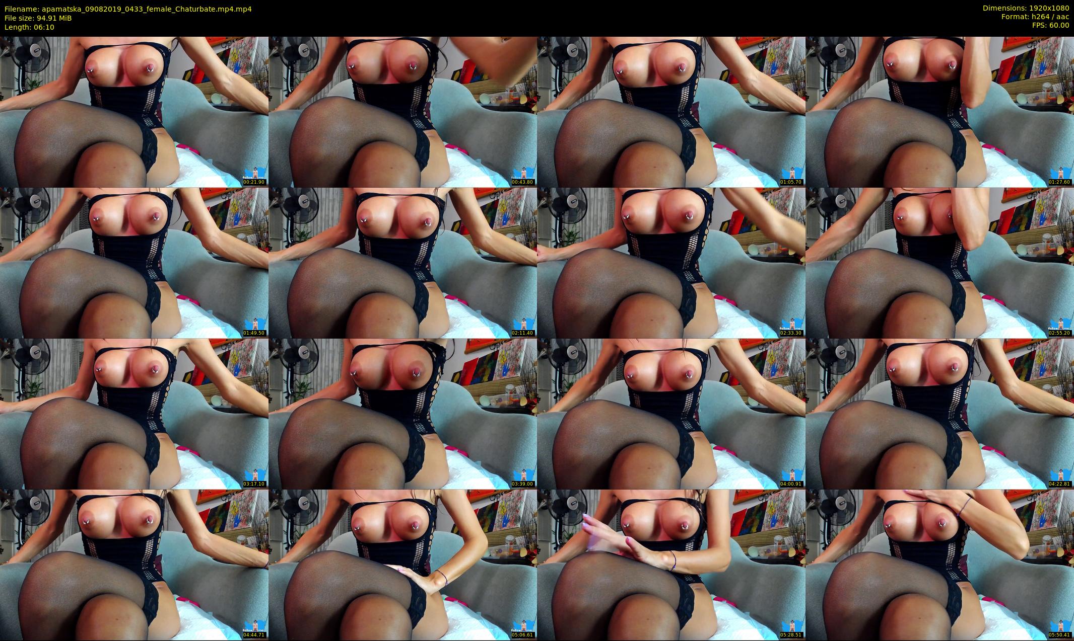 apamatska — 7 minute Chaturbate female cam show recording, 1080p, Aug 9, 2019
