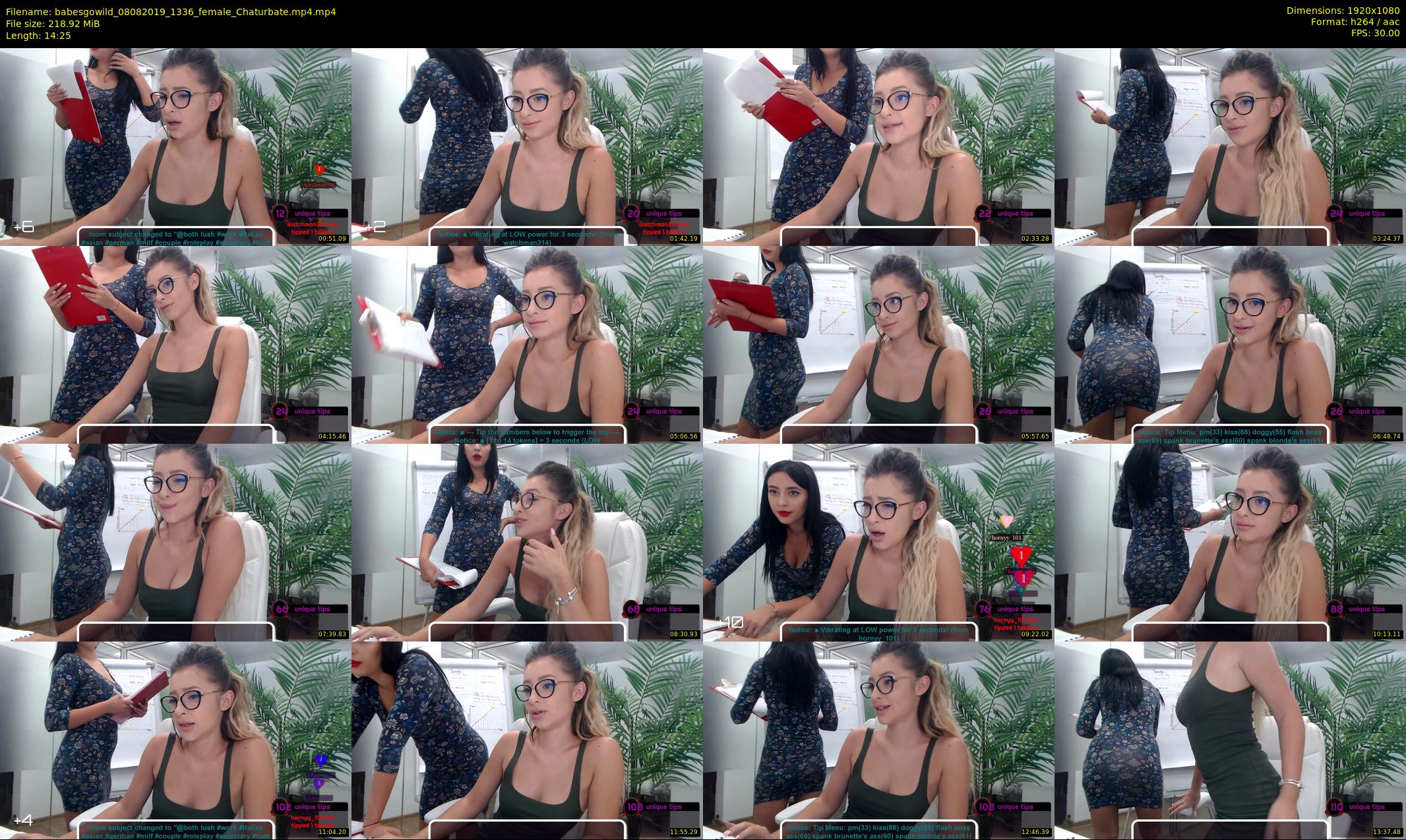 babesgowild — 15 minute Chaturbate couple cam show recording, 1080p, Aug 8, 2019