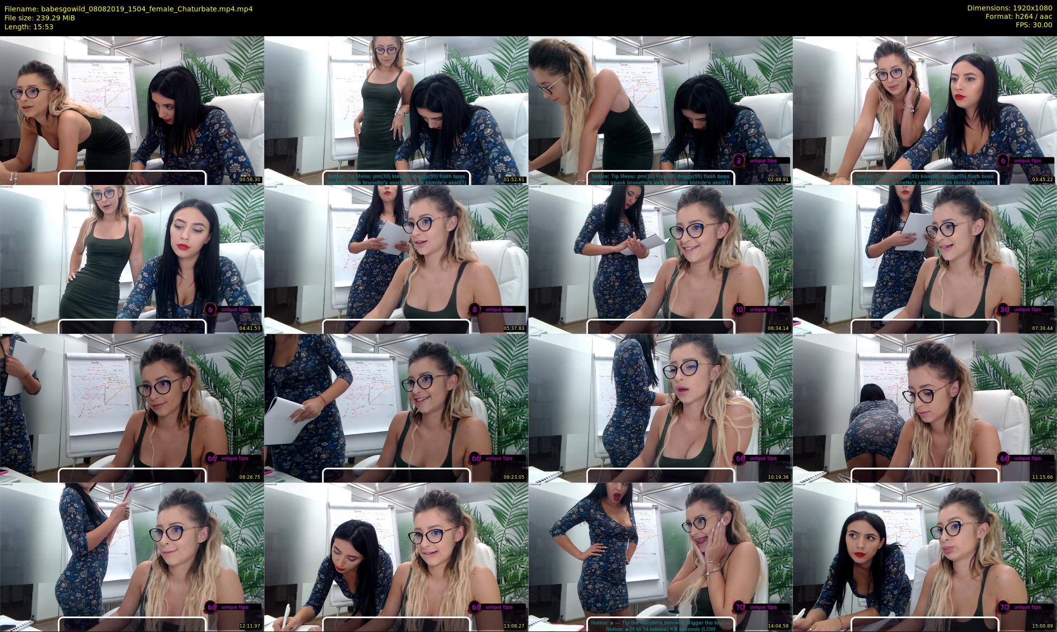 babesgowild — 16 minute Chaturbate couple cam show recording, 1080p, Aug 8, 2019