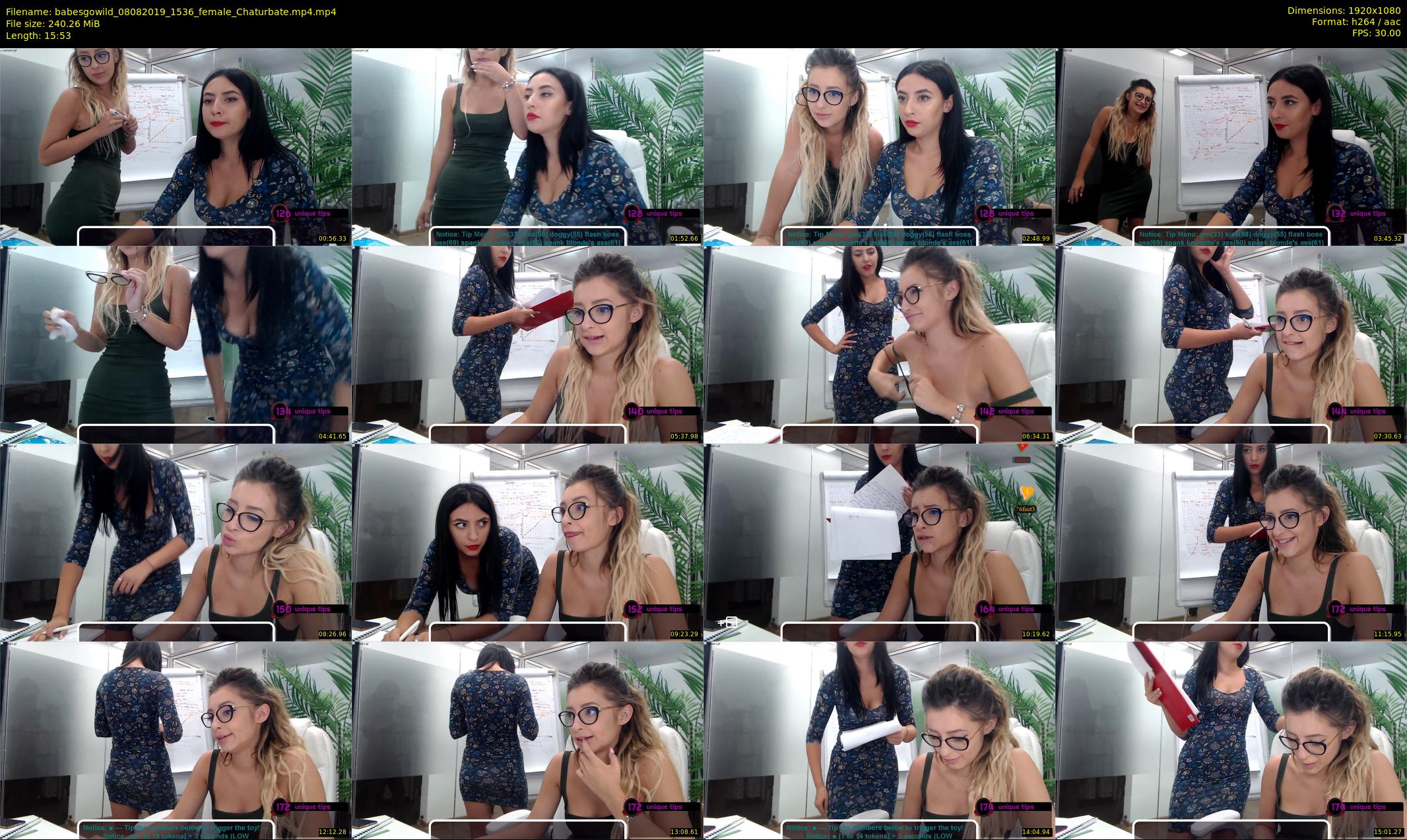 babesgowild — 16 minute Chaturbate couple cam show recording, 1080p, Aug 8, 2019