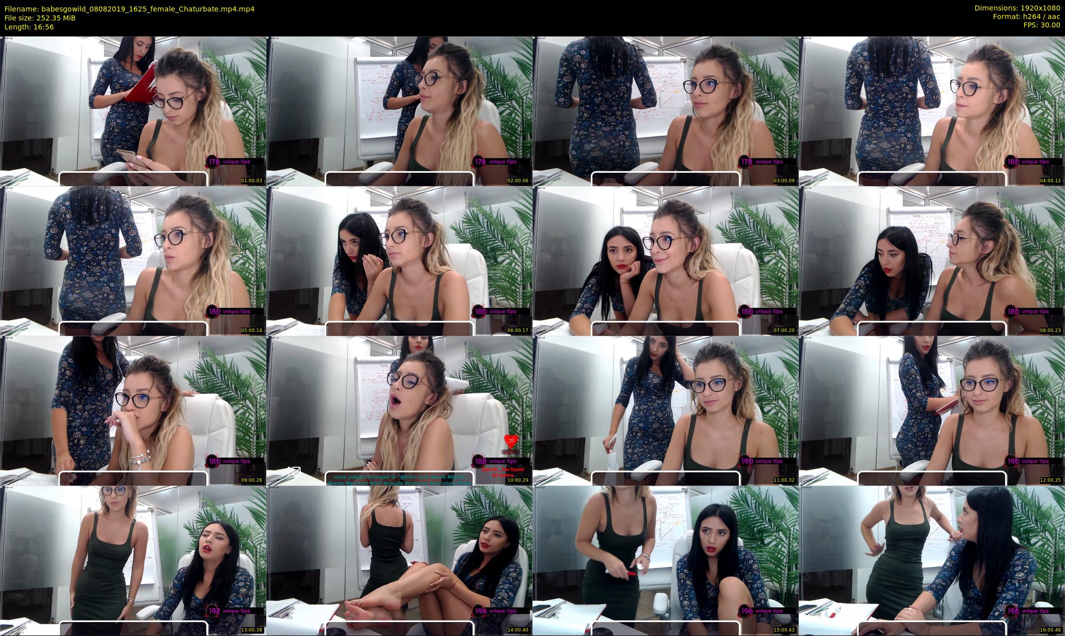 babesgowild — 17 minute Chaturbate couple cam show recording, 1080p, Aug 8, 2019
