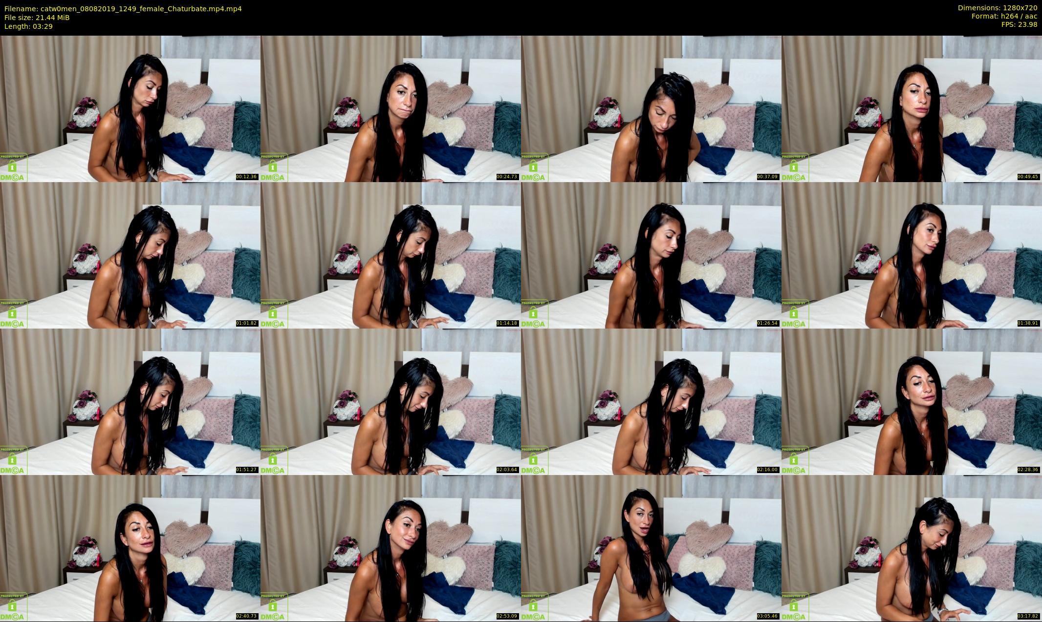 catw0men — 4 minute Chaturbate female cam show recording, 720p, Aug 8, 2019