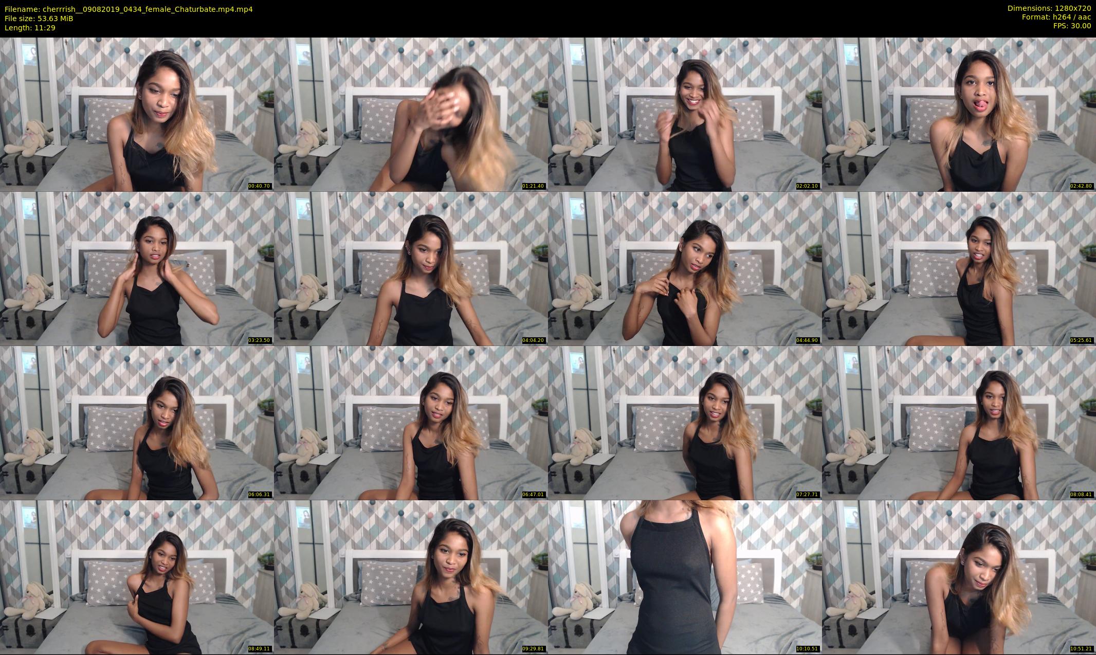cherrrish_ — 12 minute Chaturbate female cam show recording, 720p, Aug 9, 2019