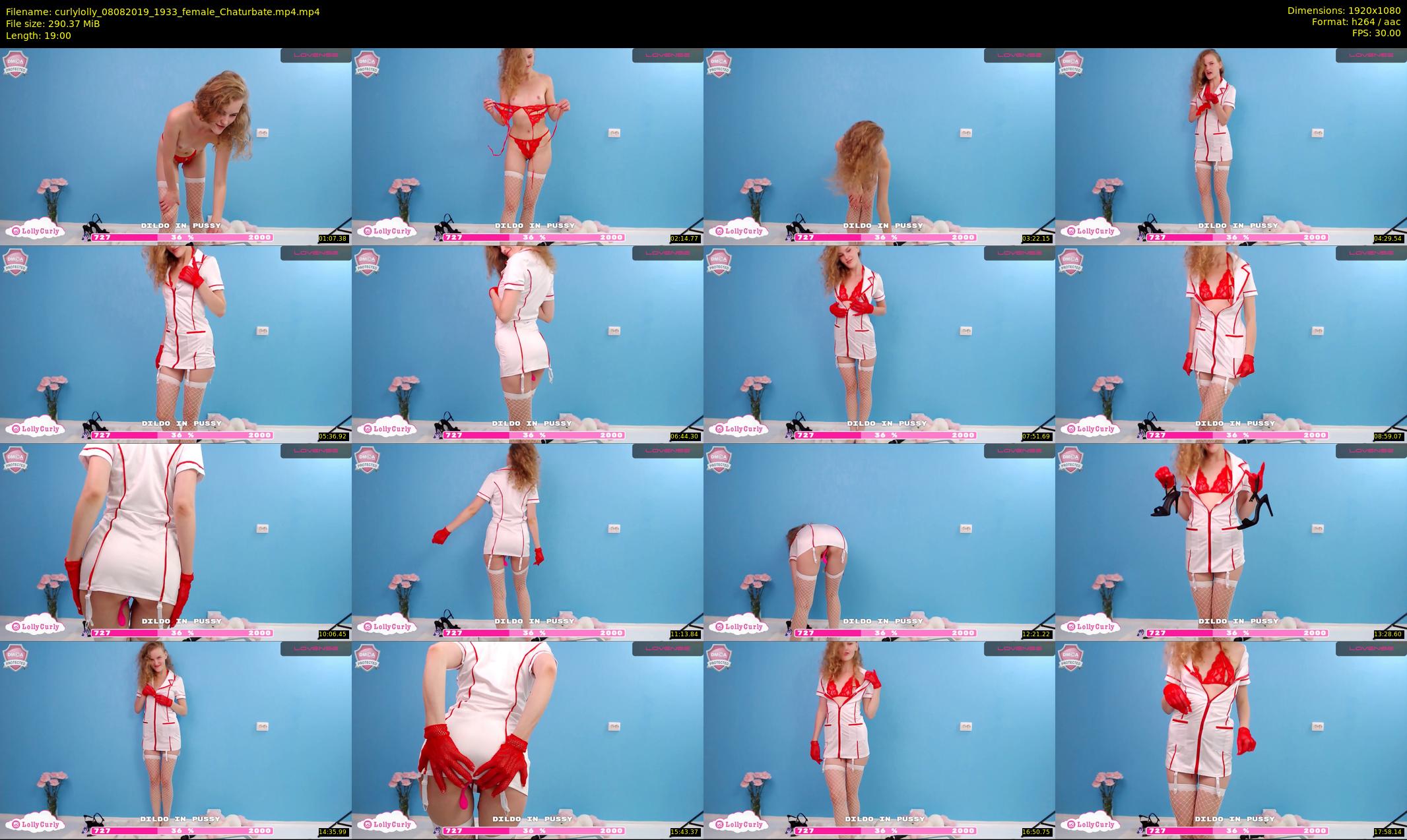 curlylolly — 19 minute Chaturbate female cam show recording, 1080p, Aug 8, 2019