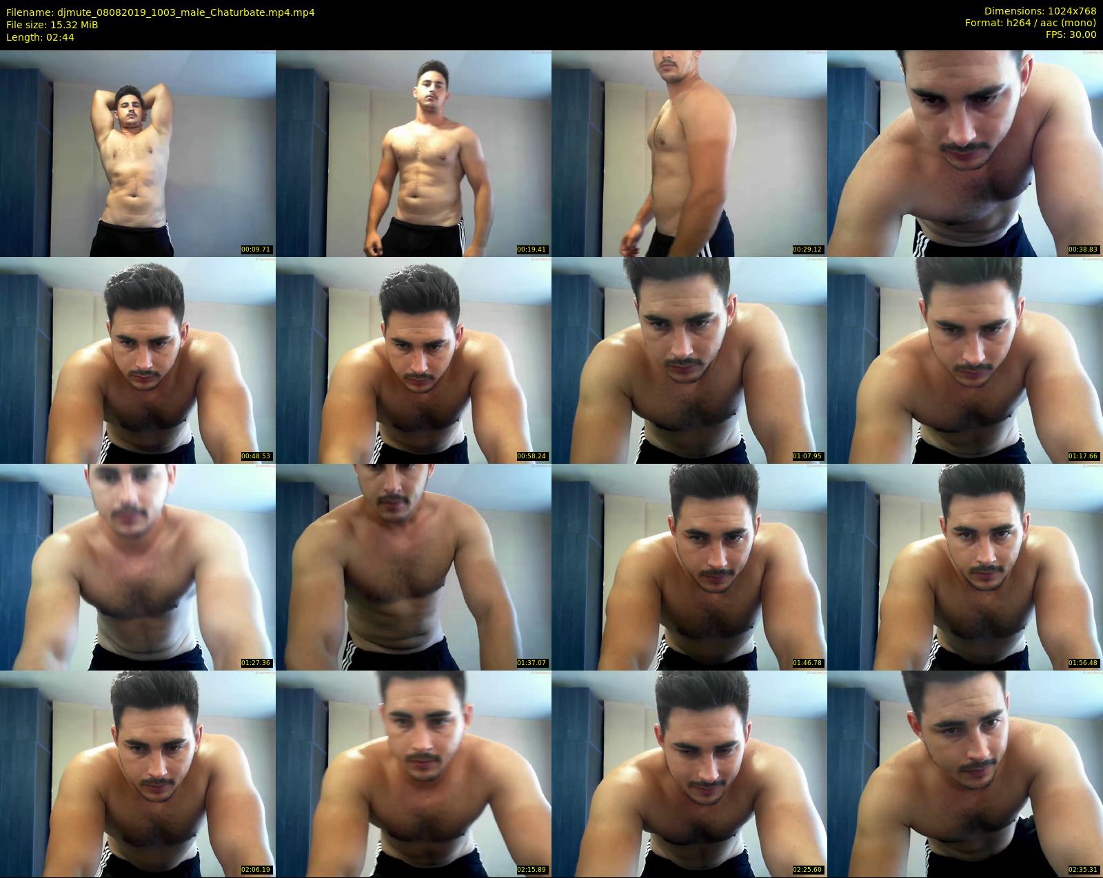 djmute — 3 minute Chaturbate male cam show recording, 720p, Aug 8, 2019