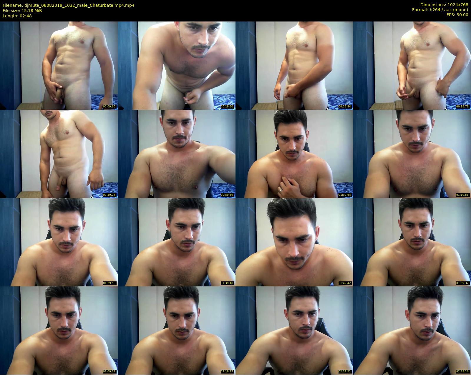 djmute — 3 minute Chaturbate male cam show recording, 720p, Aug 8, 2019