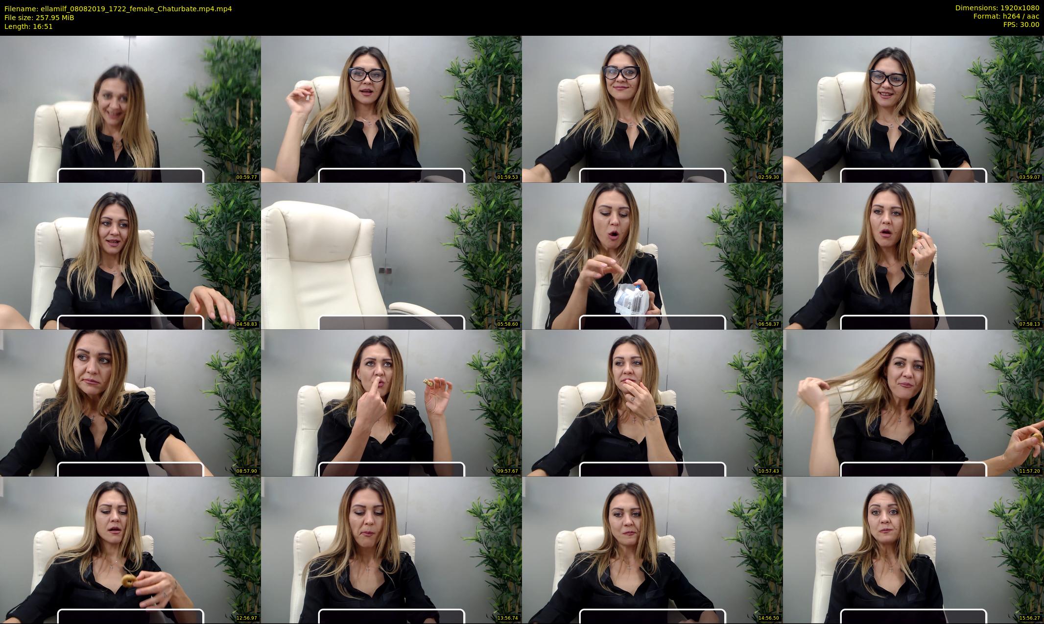 ellamilf — 17 minute Chaturbate female cam show recording, 1080p, Aug 8, 2019