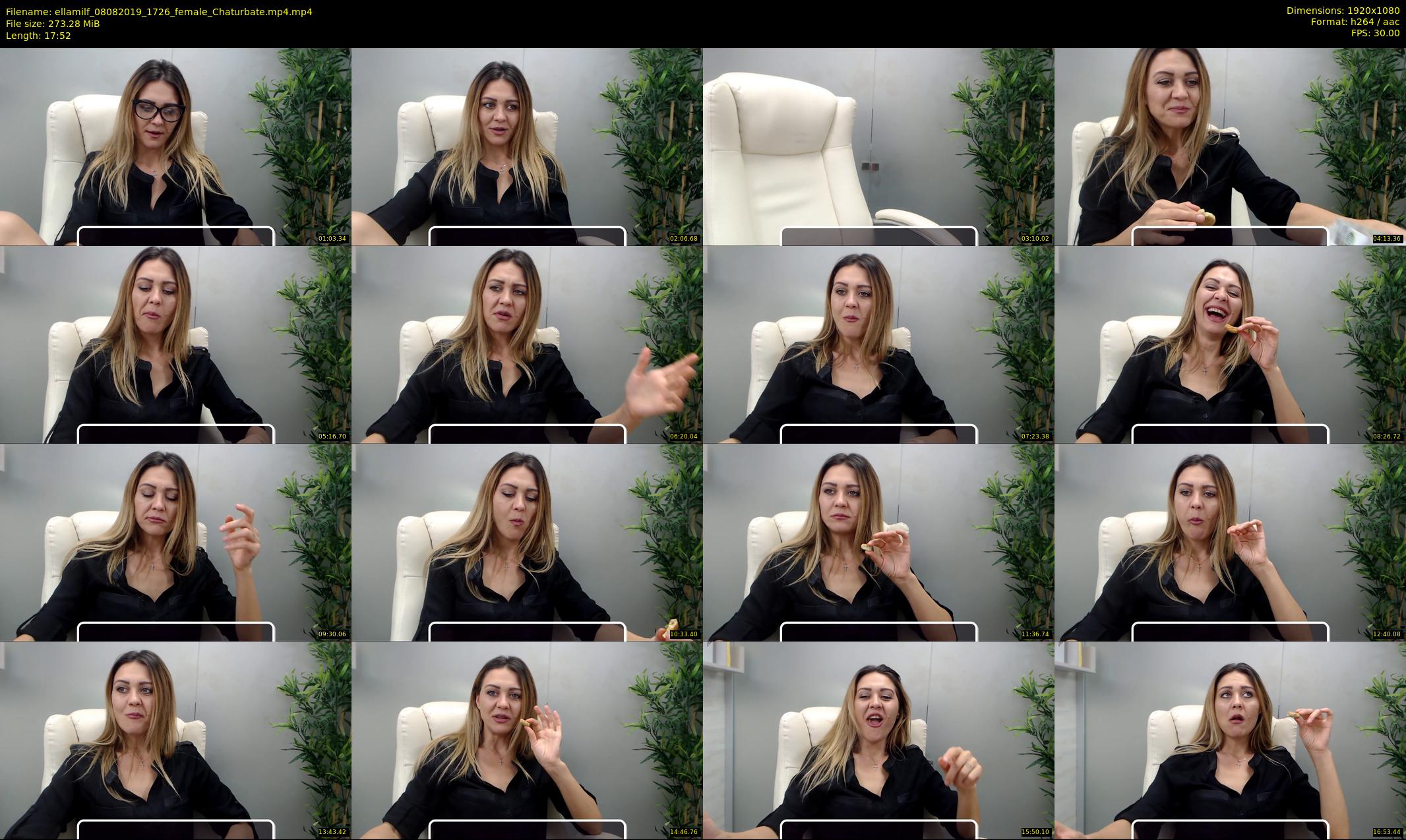 ellamilf — 18 minute Chaturbate female cam show recording, 1080p, Aug 8, 2019