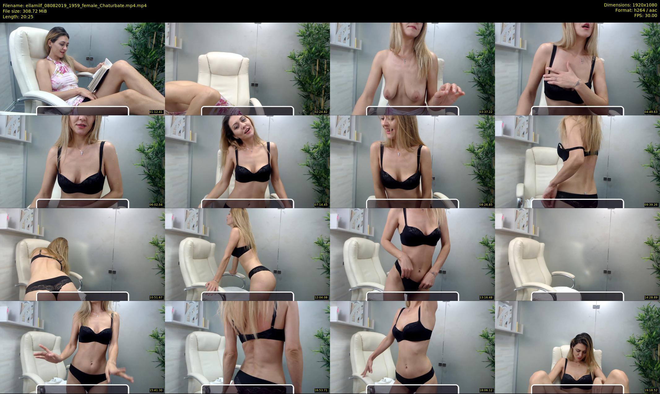 ellamilf — 21 minute Chaturbate female cam show recording, 1080p, Aug 8, 2019