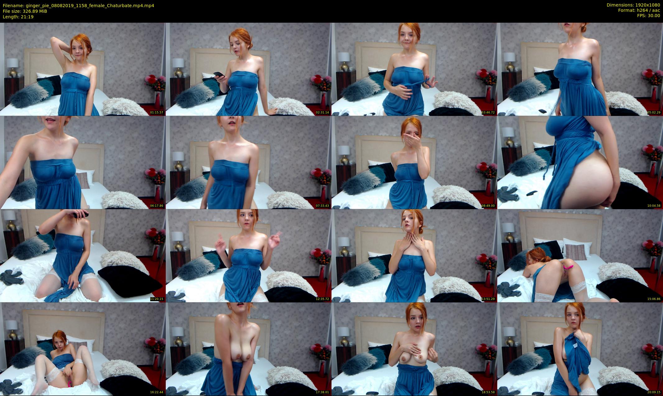ginger_pie — 22 minute Chaturbate female cam show recording, 1080p, Aug 8, 2019