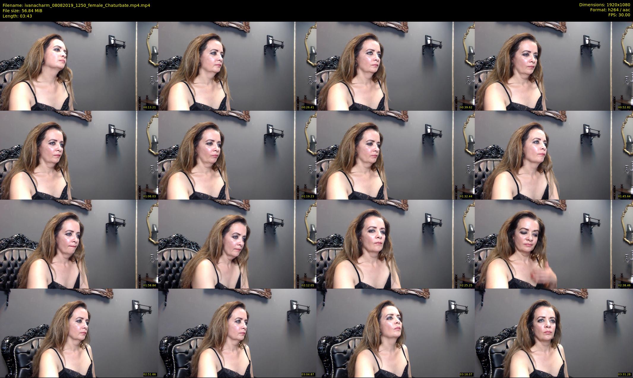 ivanacharm — 4 minute Chaturbate female cam show recording, 1080p, Aug 8, 2019