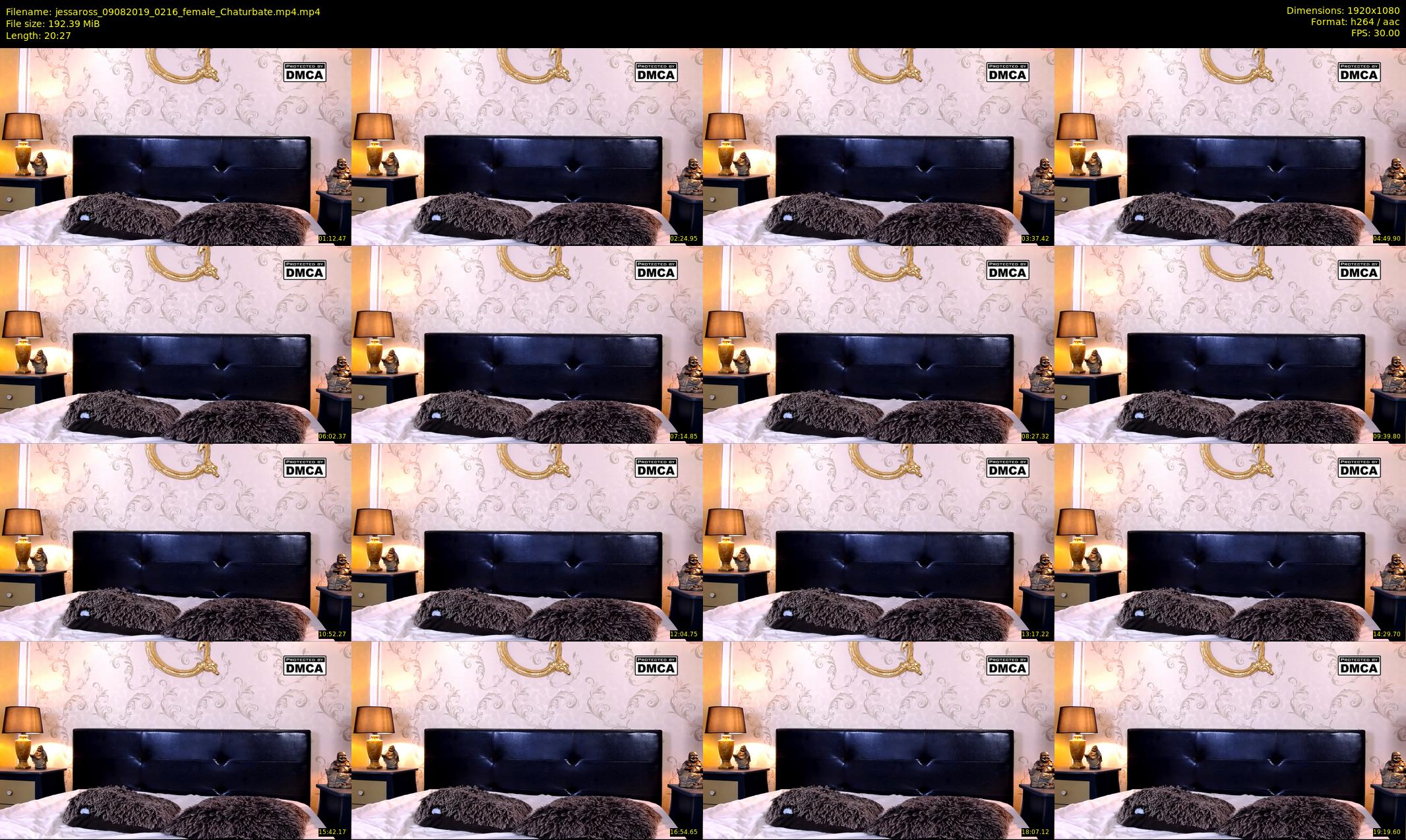 jessaross — 21 minute Chaturbate female cam show recording, 1080p, Aug 9, 2019
