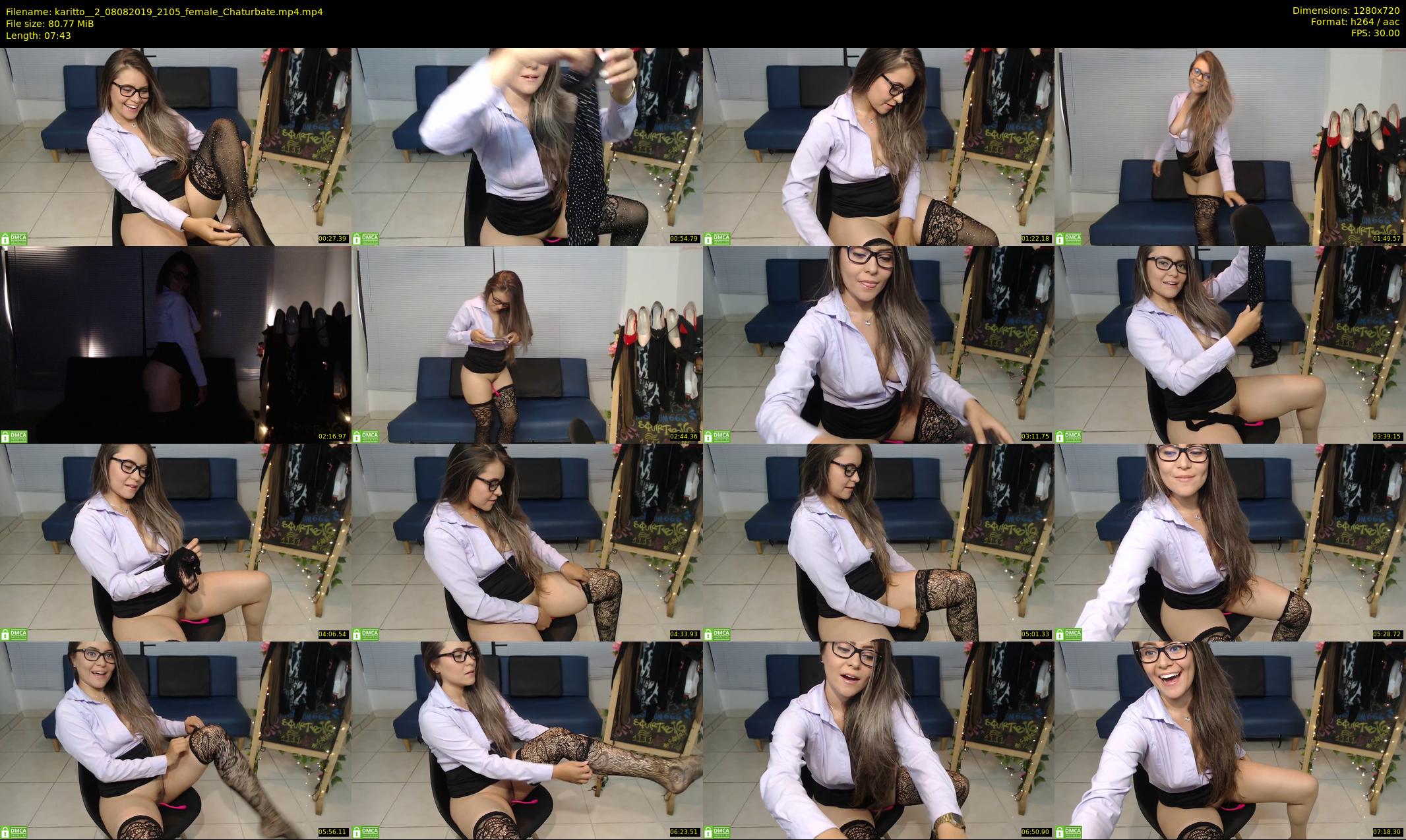 karitto__2 — 8 minute Chaturbate female cam show recording, 720p, Aug 8, 2019
