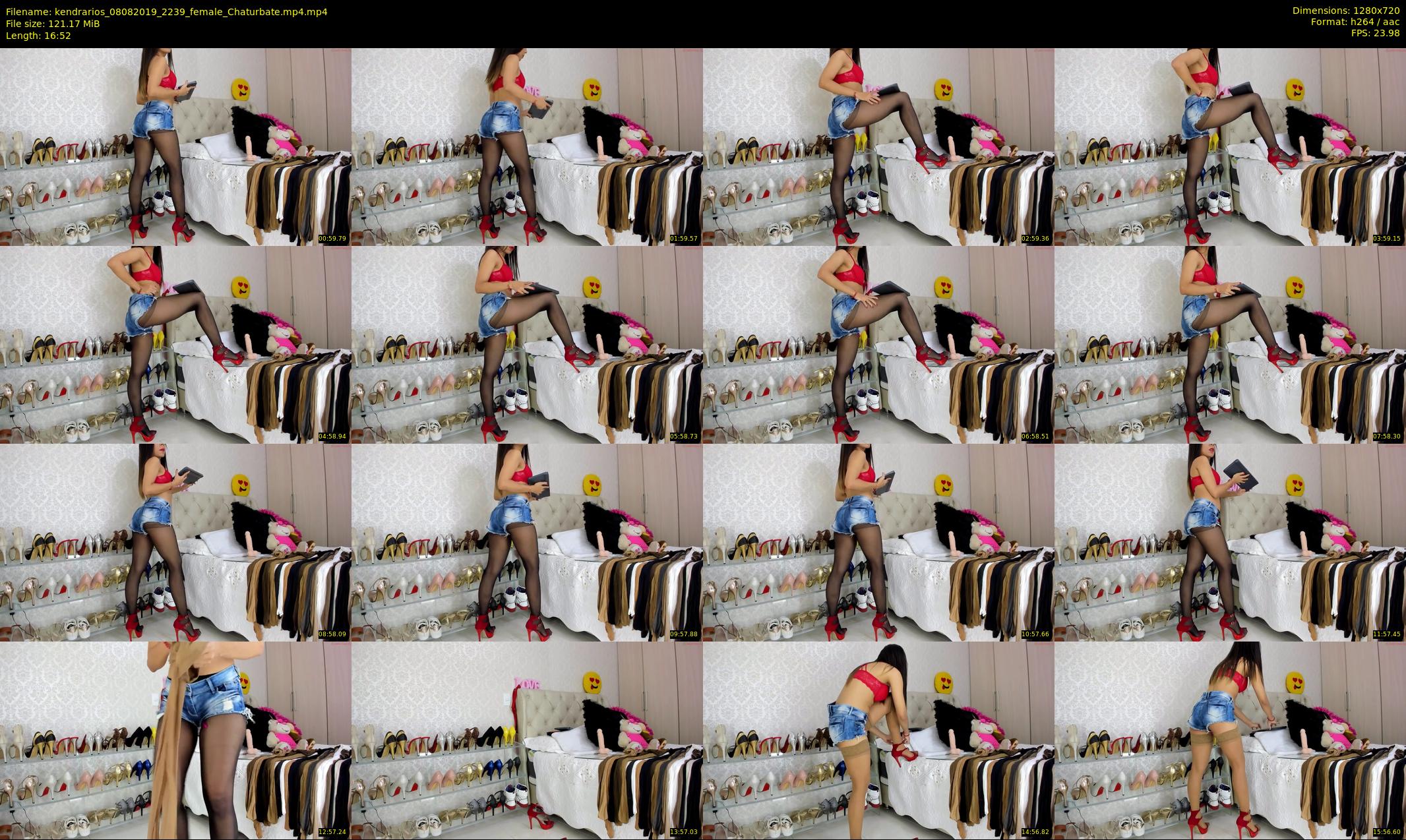 kendrarios — 17 minute Chaturbate female cam show recording, 720p, Aug 8, 2019
