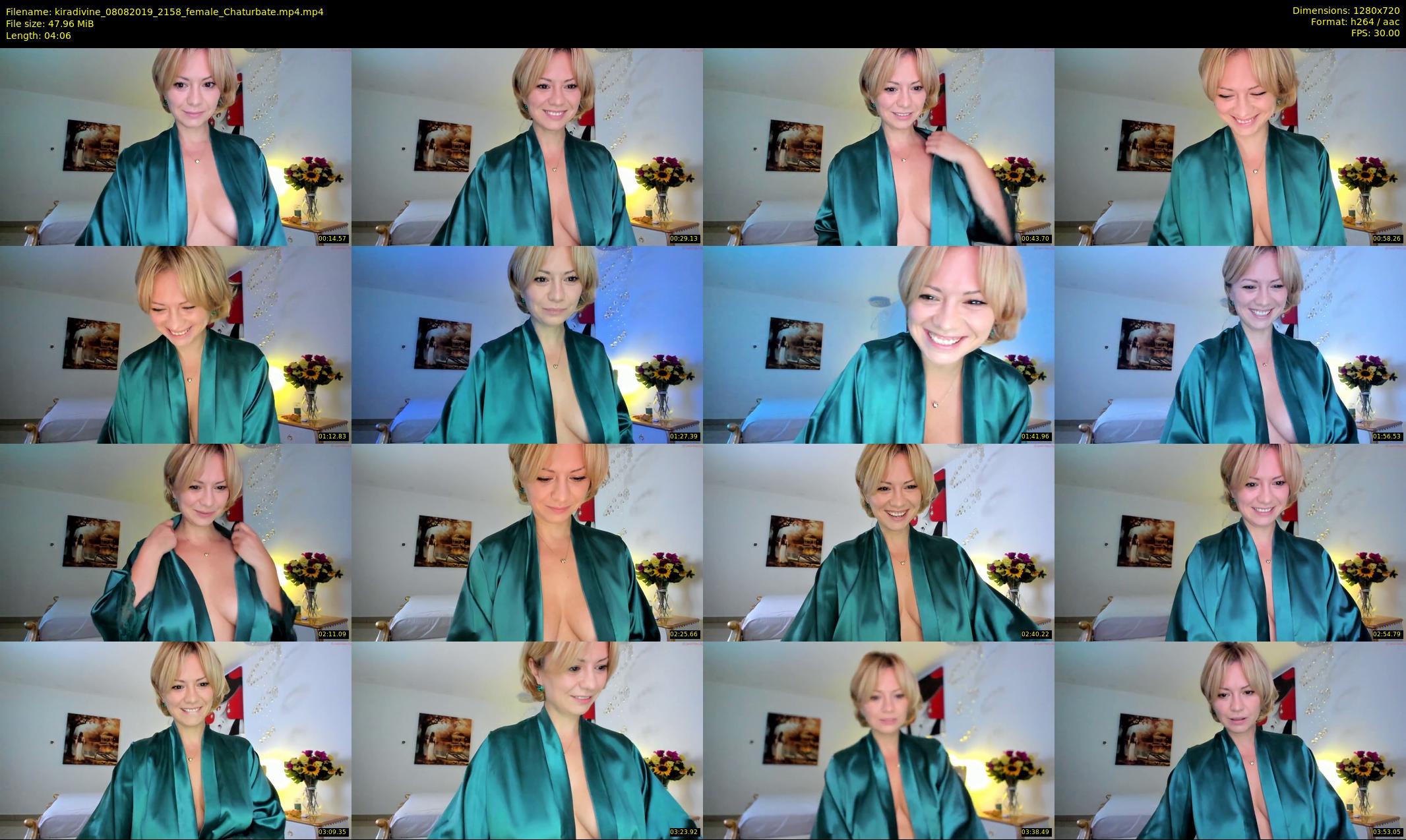 kiradivine — 5 minute Chaturbate female cam show recording, 720p, Aug 8, 2019