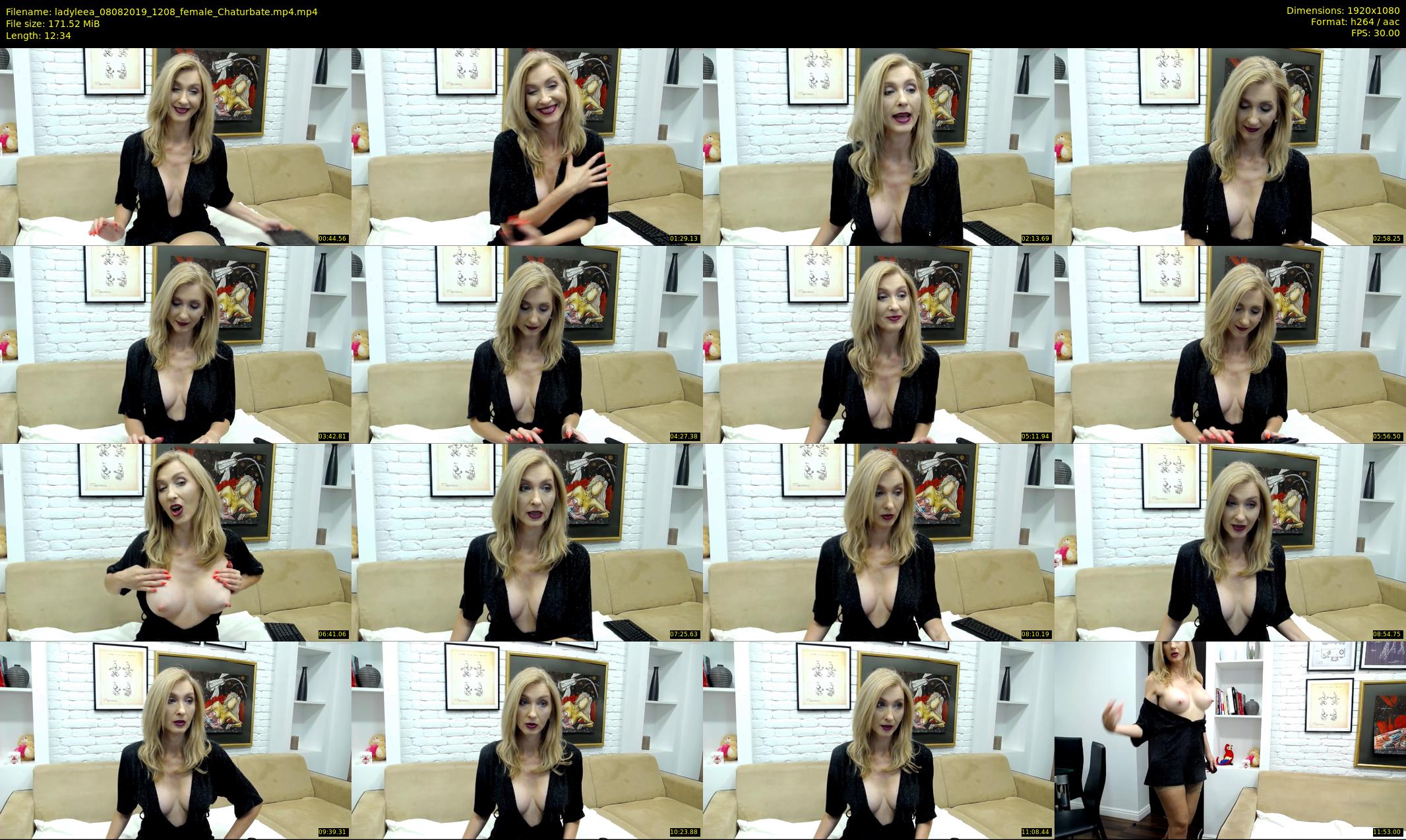 ladyleea — 13 minute Chaturbate female cam show recording, 1080p, Aug 8, 2019