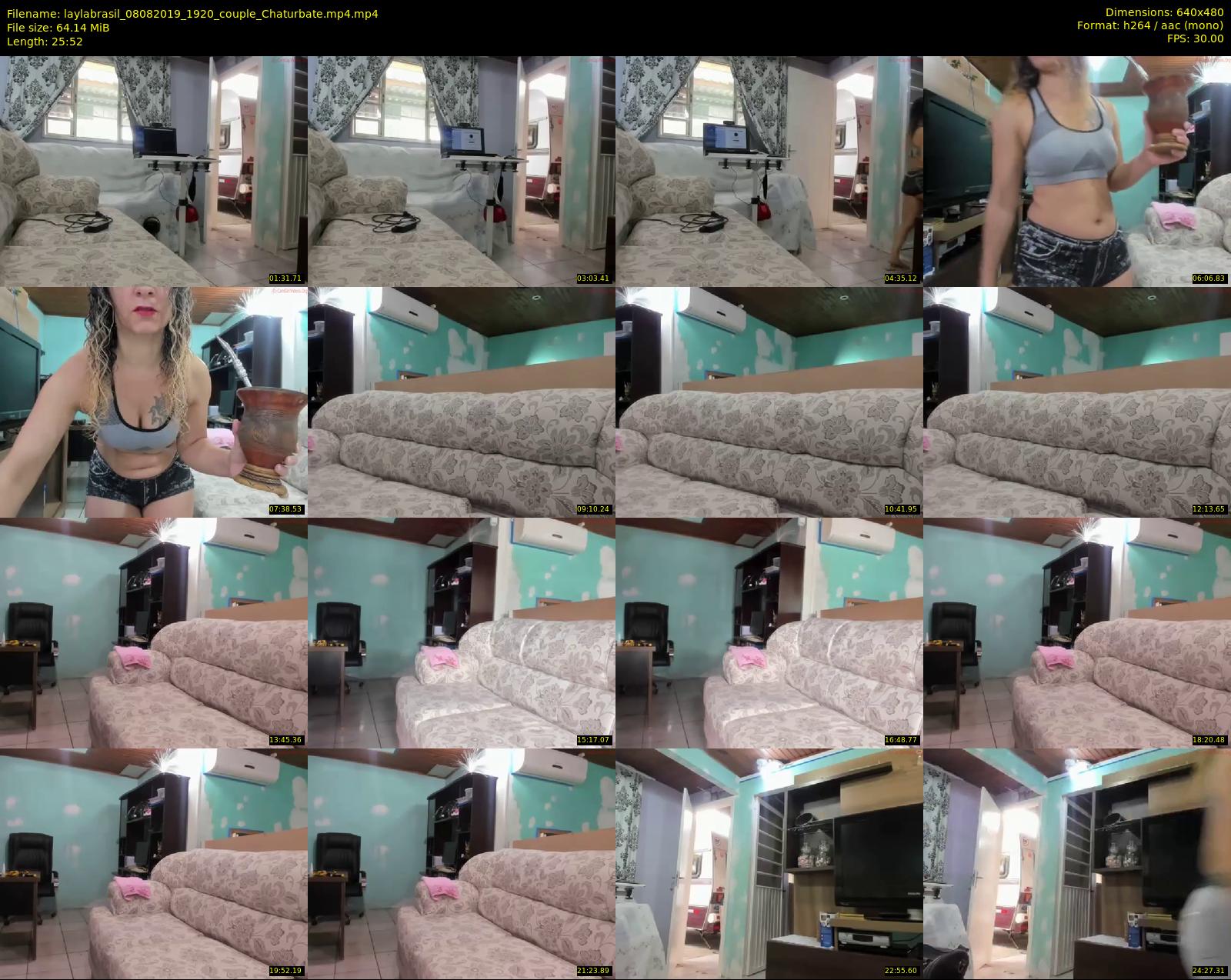 laylabrasil — 26 minute Chaturbate female cam show recording, 480p, Aug 8, 2019